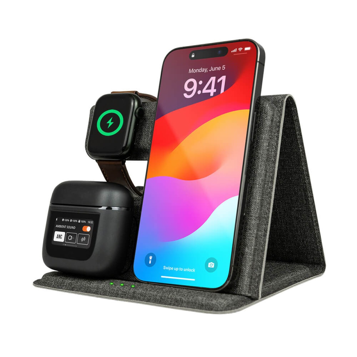 Picture of Tangelo ChargePro 3" 1 Foldable Wireless Charger