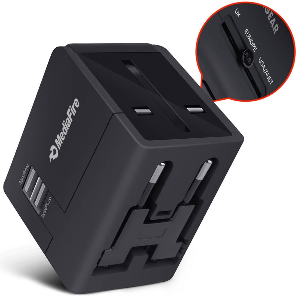 Picture of HyperGear All-in-One World Travel Adapter