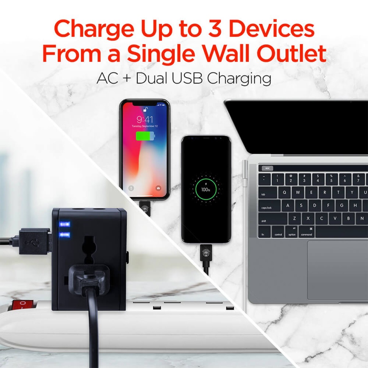 Picture of HyperGear All-in-One World Travel Adapter