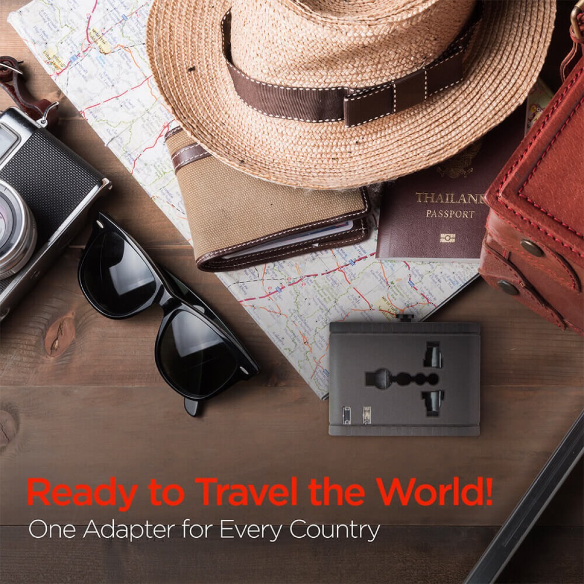 Picture of HyperGear All-in-One World Travel Adapter