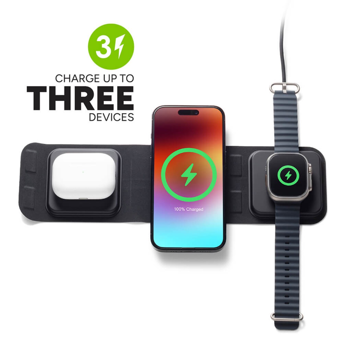 Picture of Mophie 3" 1 Travel Charger