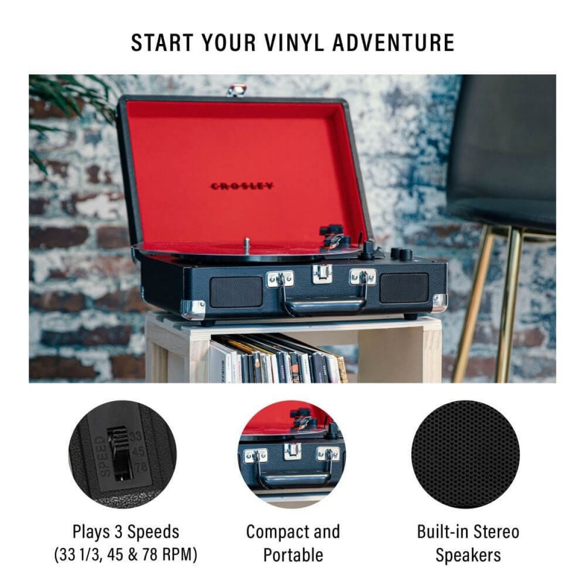 Picture of Crosley Cruiser Plus Record Player