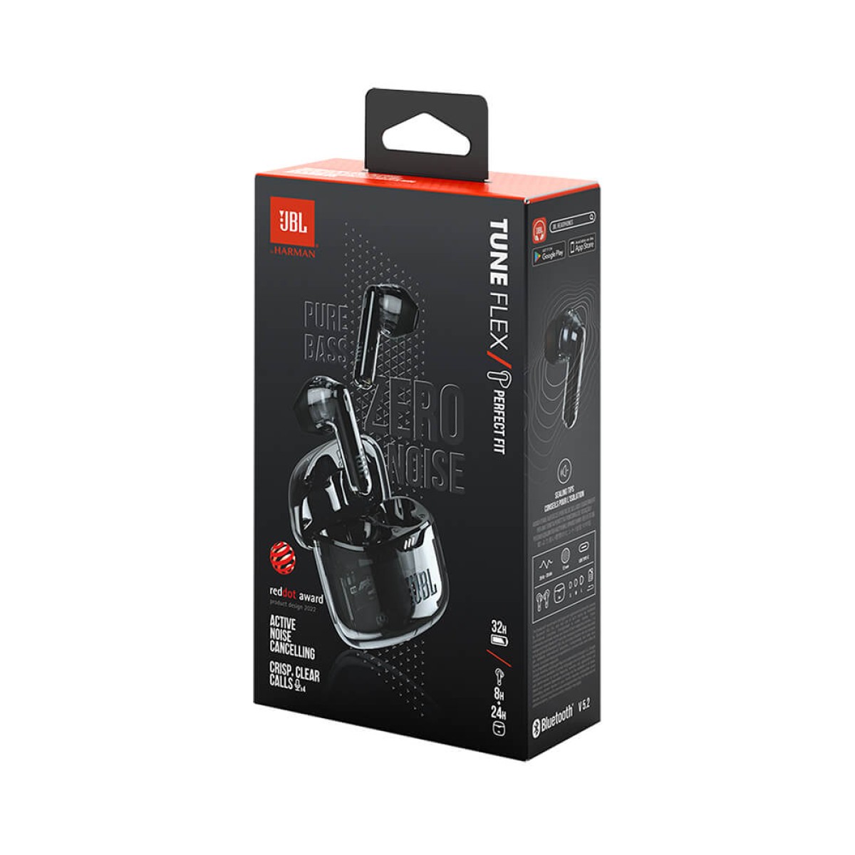 Picture of JBL Tune Flex True Wireless Earbuds - Black Ghost Edition
