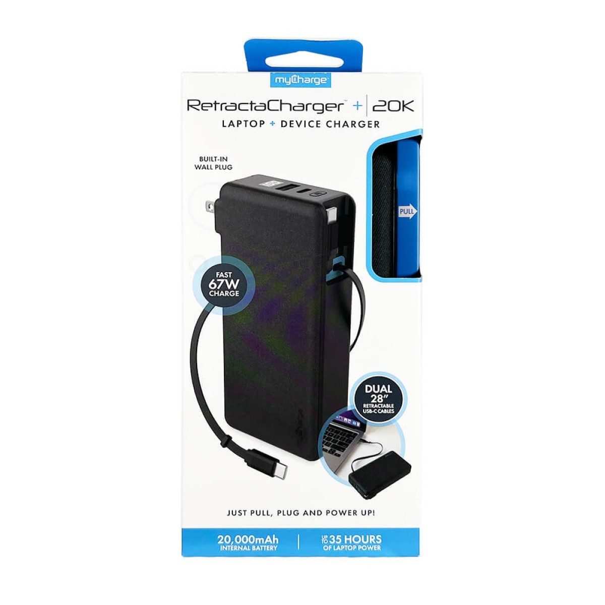 Picture of MyCharge Retractacharger +20k Laptop/ Device Charger