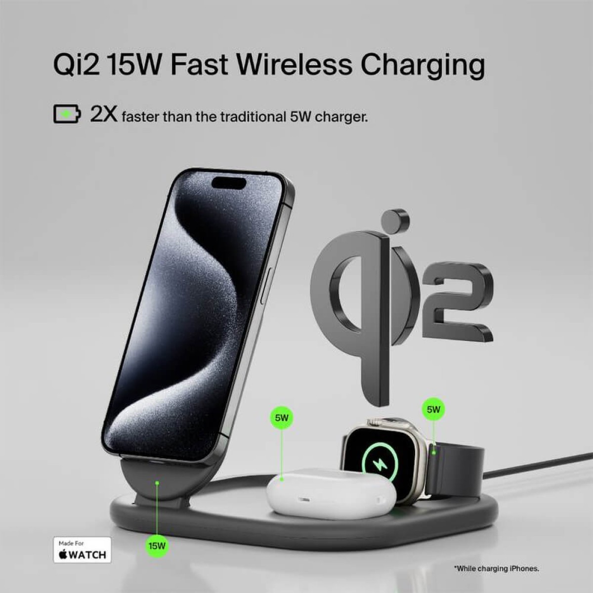 Picture of Belkin 3" 1 Magnetic Wireless Charger