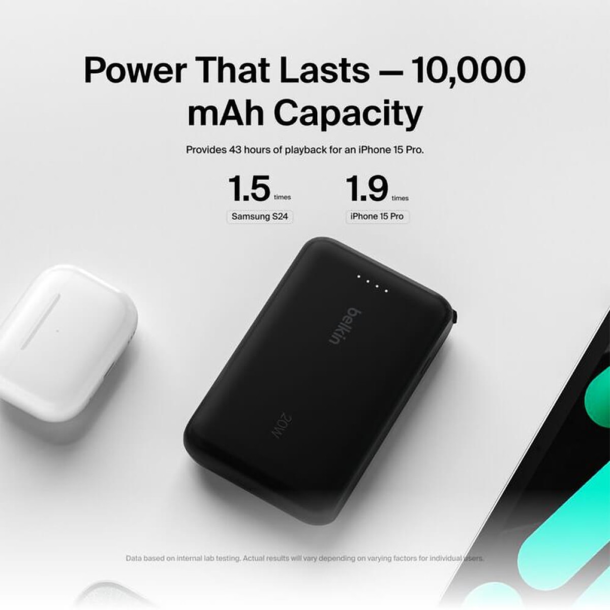 Picture of Belkin Power Bank 10K with Integrated Cable