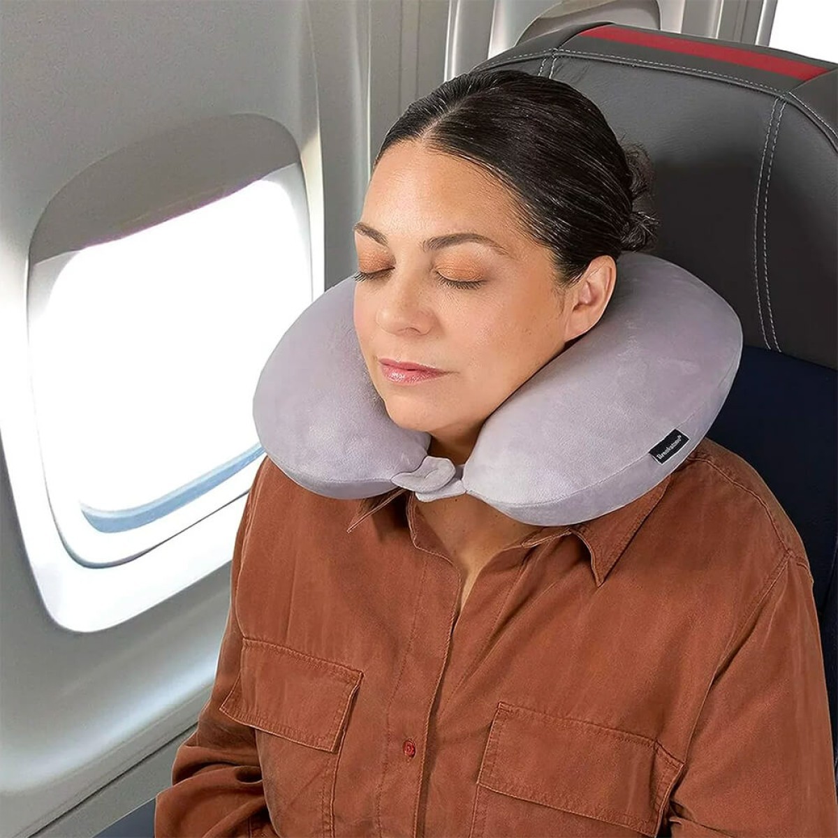 Picture of Brookstone Comfort Classic Memory Foam Neck Pillow