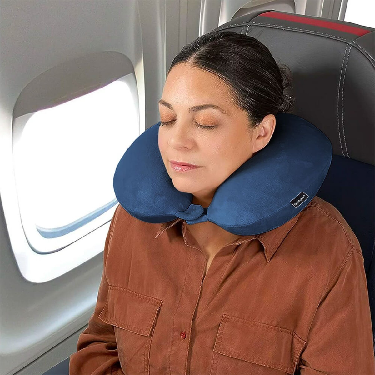 Picture of Brookstone Comfort Classic Memory Foam Neck Pillow