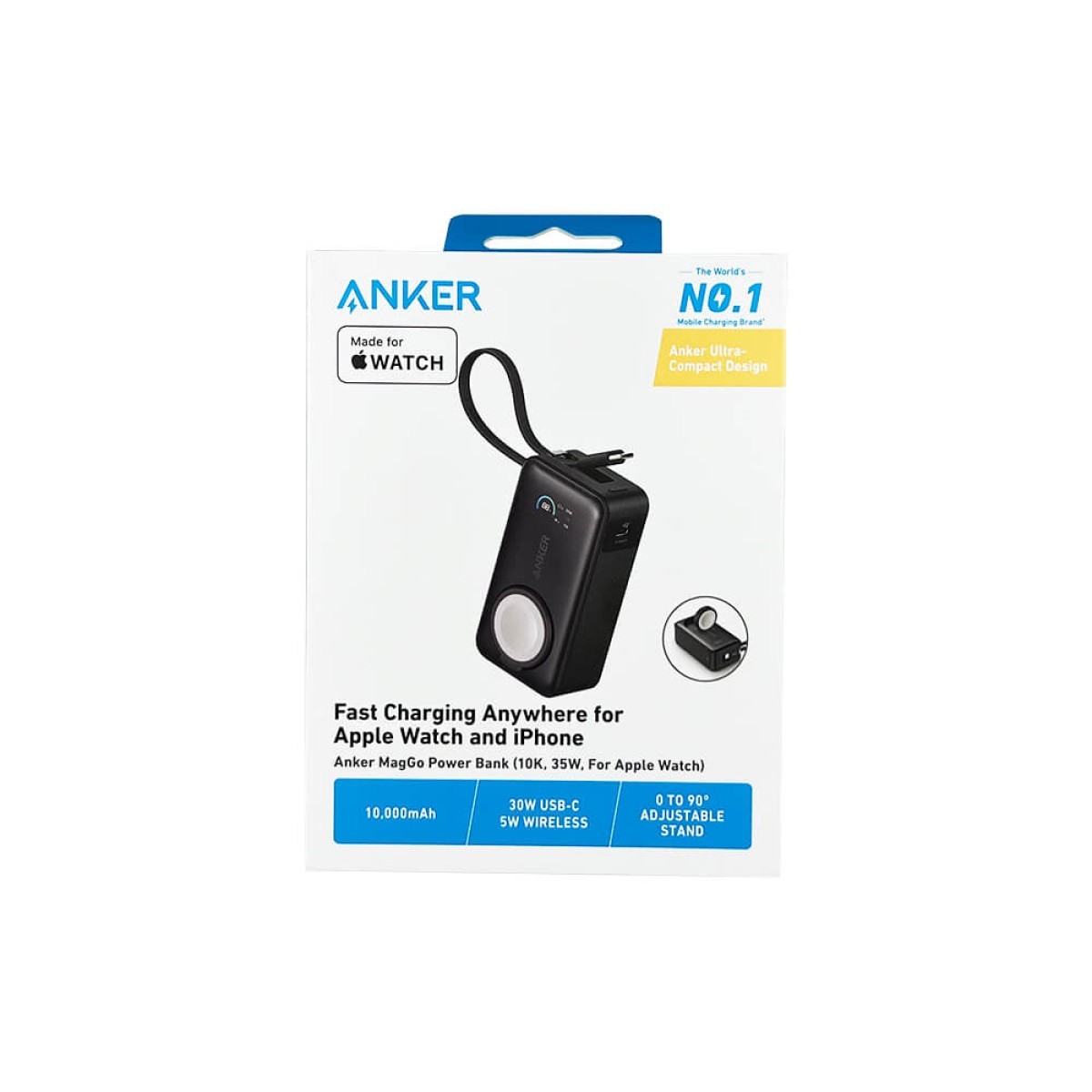 Picture of Anker MagGo Power Bank (10K, 35W, For Apple Watch)