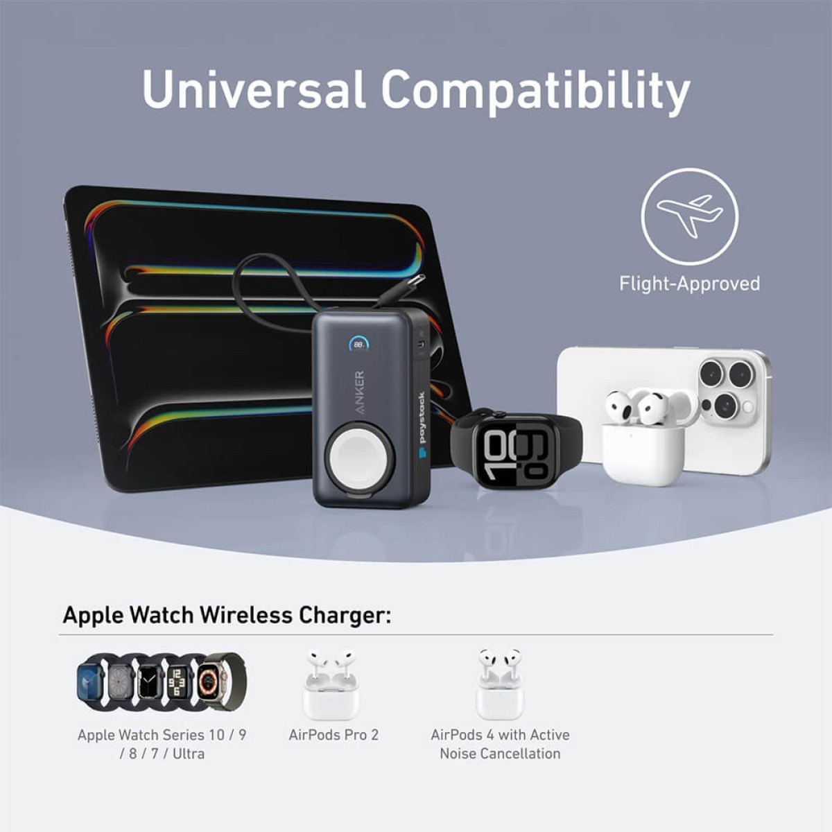 Picture of Anker MagGo Power Bank (10K, 35W, For Apple Watch)