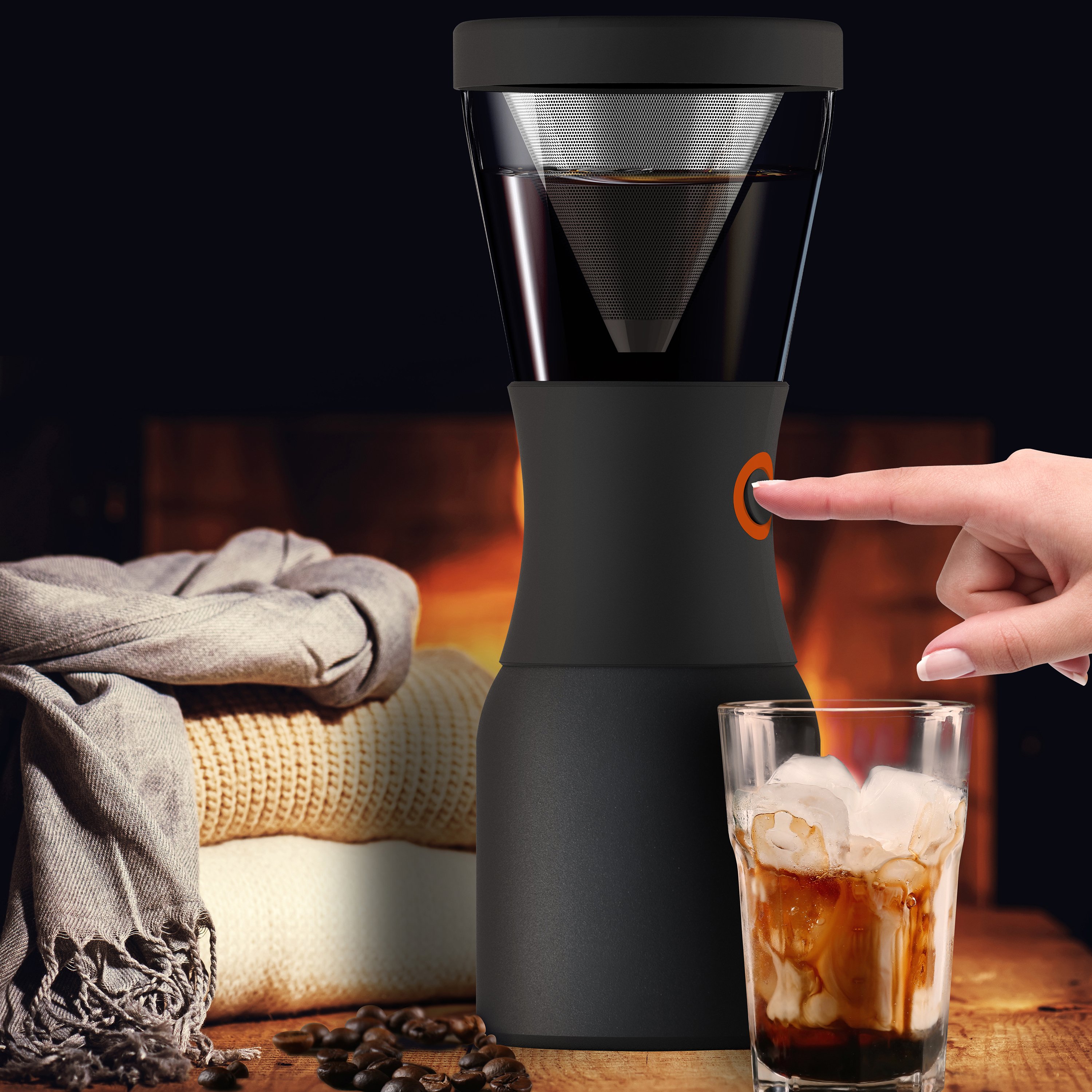 Picture of 34 oz Asobu Cold Brew Insulated Portable Brewer