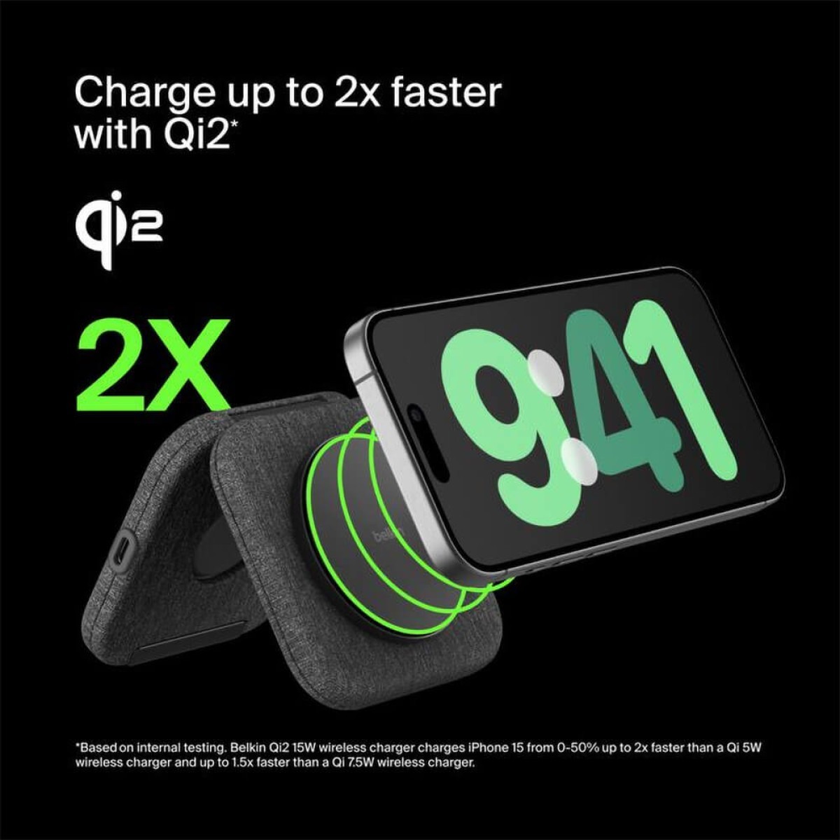 Picture of Belkin 2-IN-1 Magnetic Charging Travel Pad