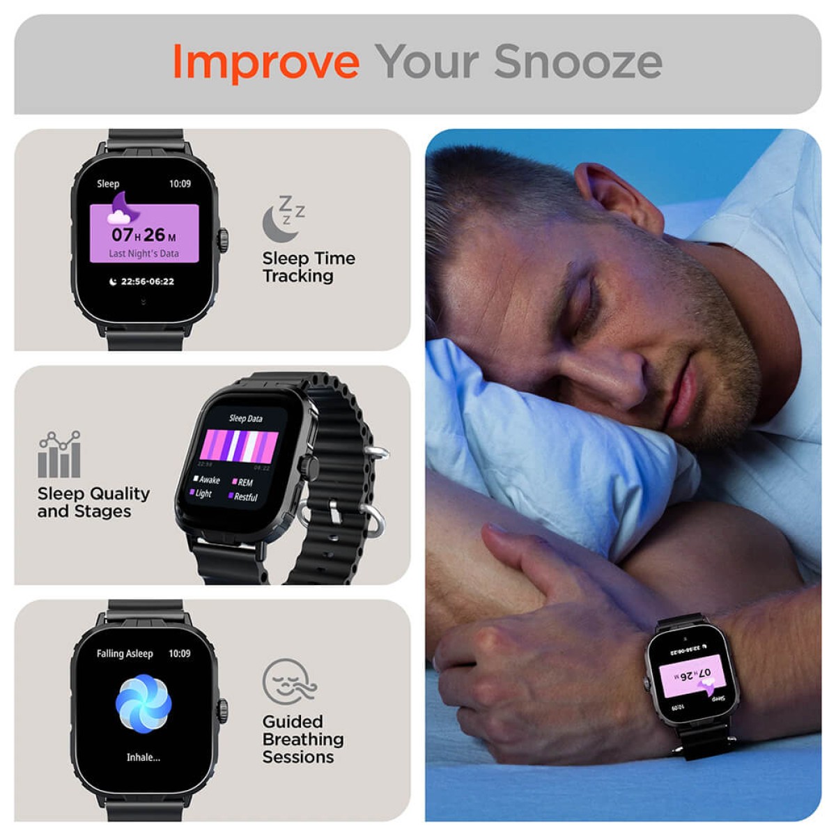 Picture of Hypergear Fit X2 SmartWatch + Fitness Tracker