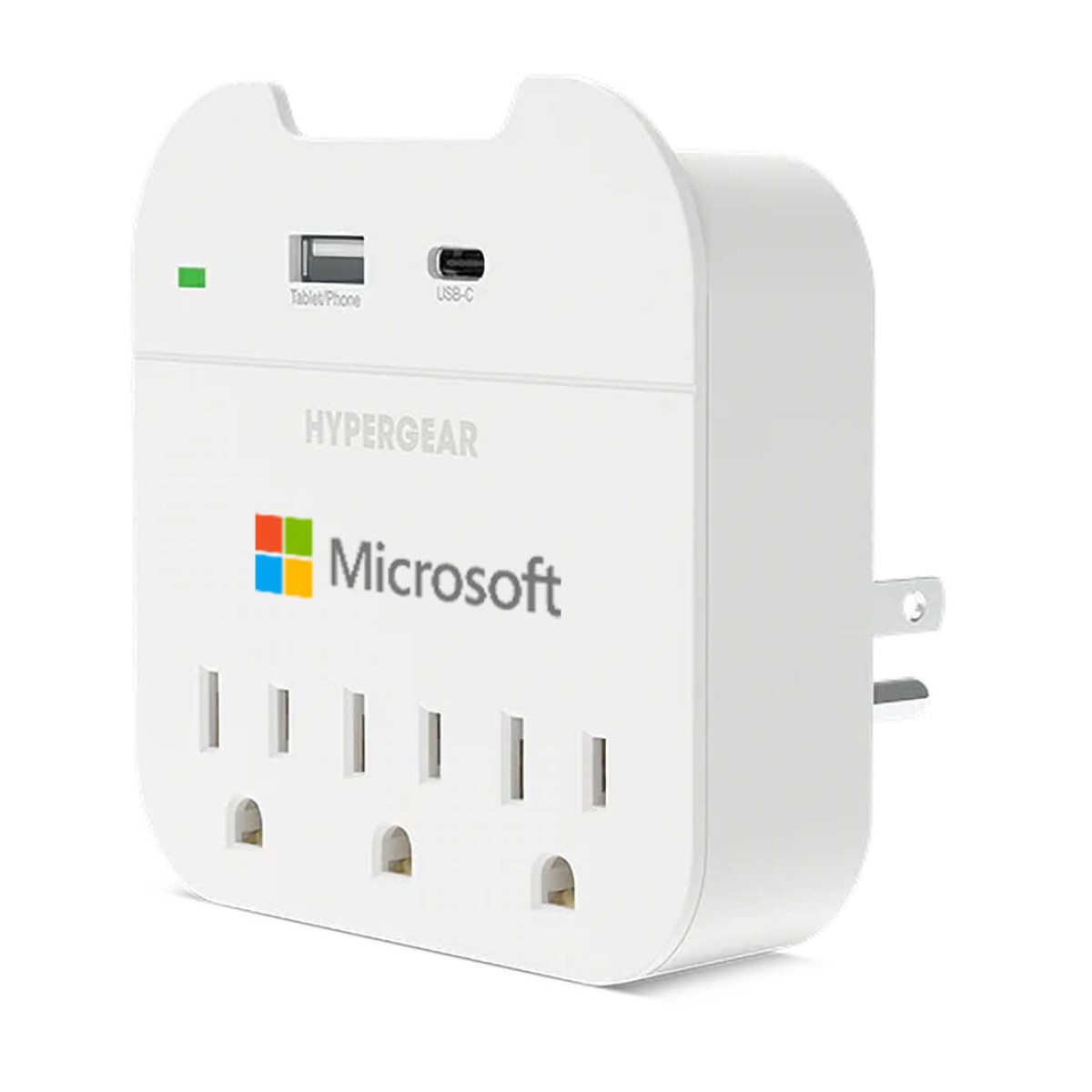 Picture of HyperGear Multi Plug 5 Outlet Extender with USB-C & USB Ports