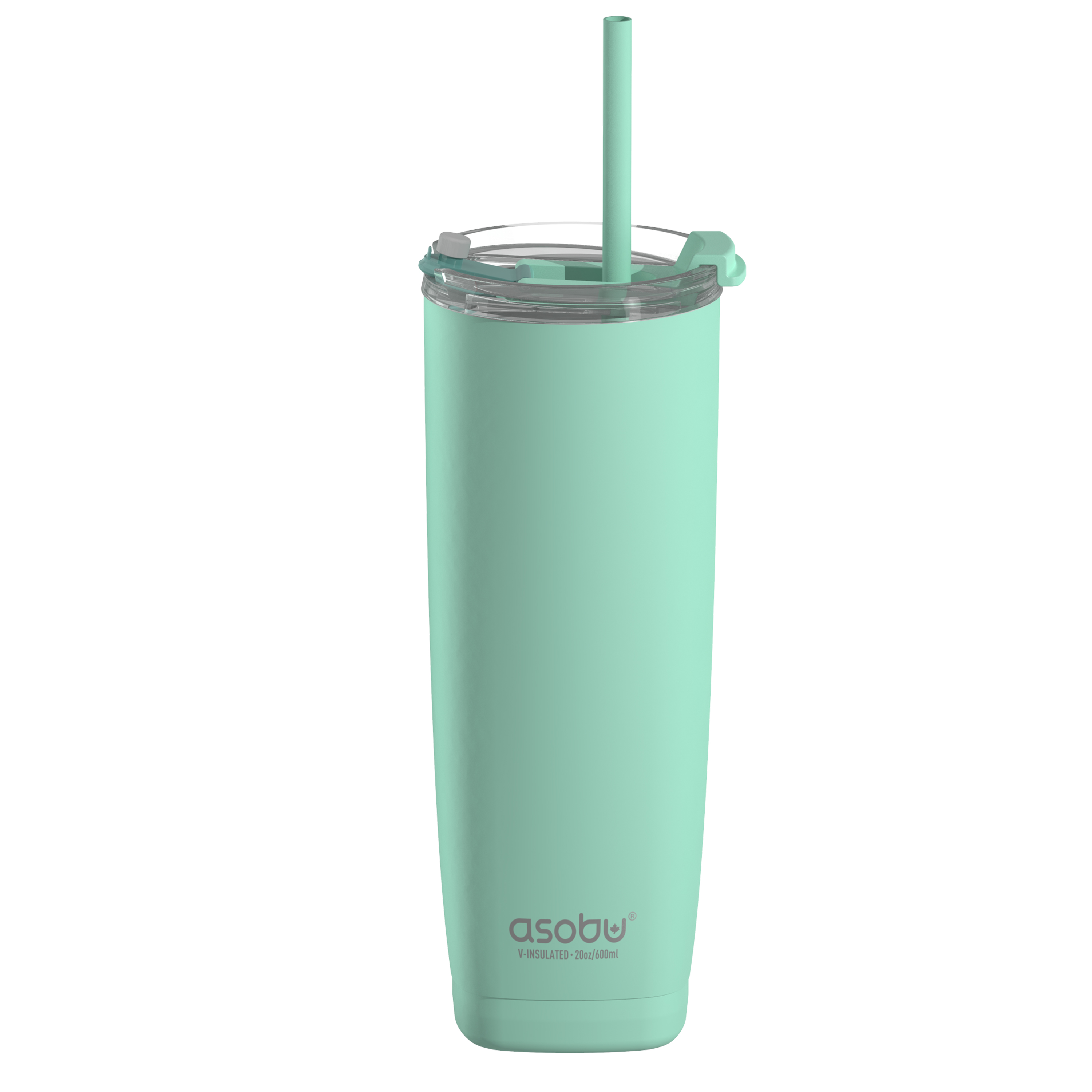 Picture of 20 oz Asobu Aqualina Dual Lid Insulated Bottle