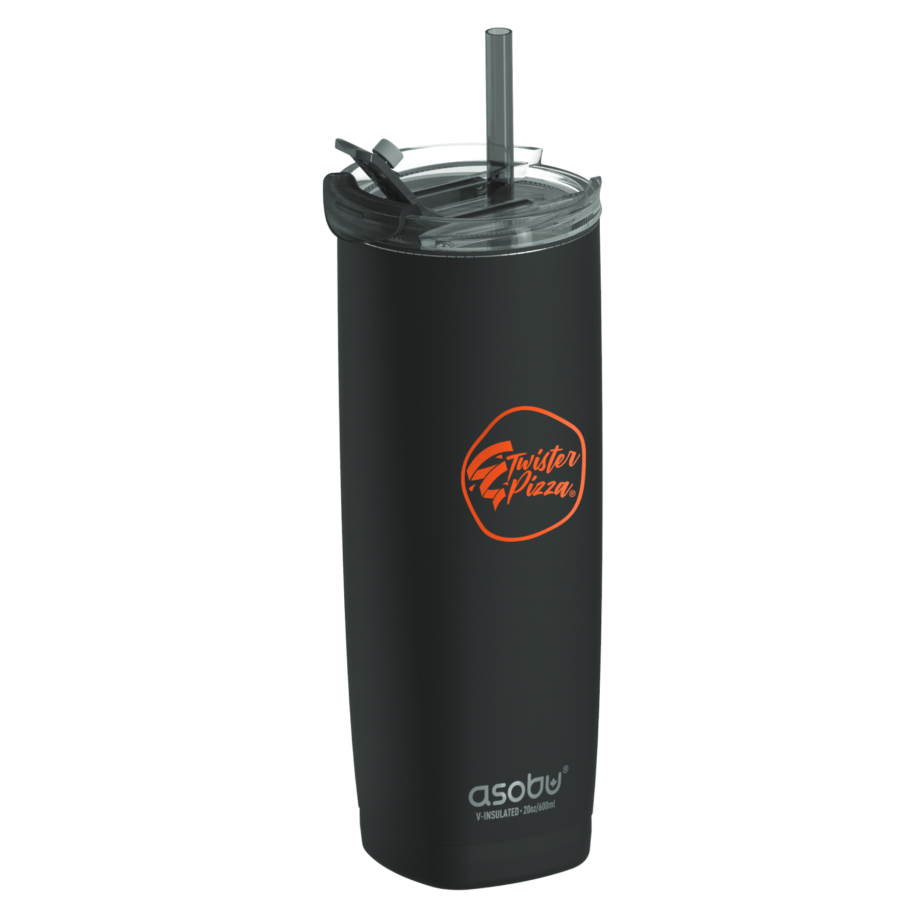 Picture of 20 oz Asobu Aqualina Dual Lid Insulated Bottle