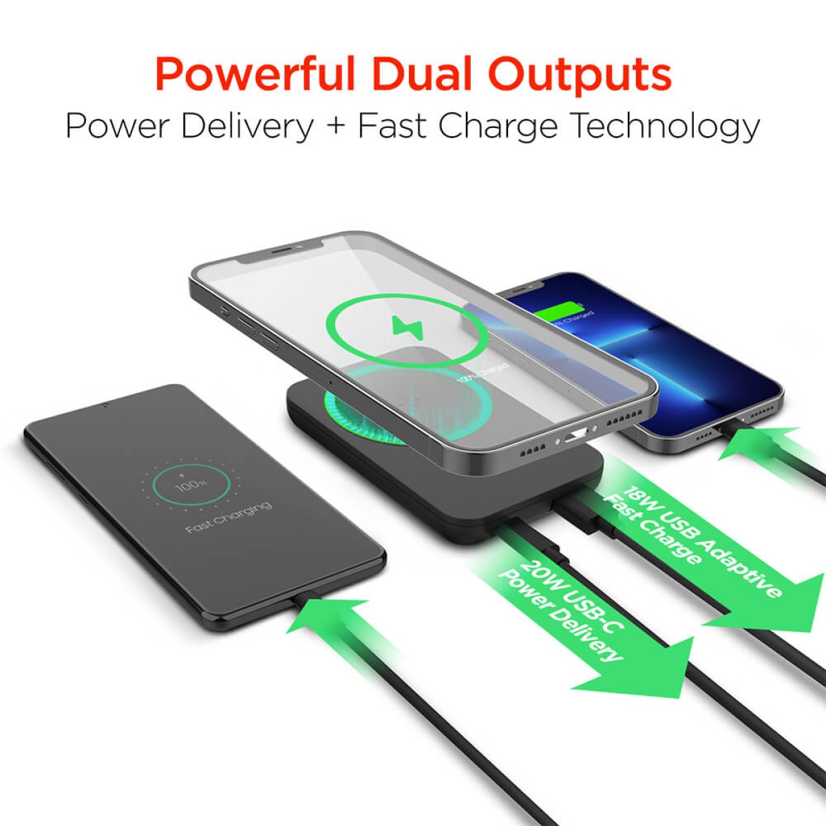 Picture of HyperGear 5000mAh Magnetic Wireless Power Bank for iPhone 12+ Series