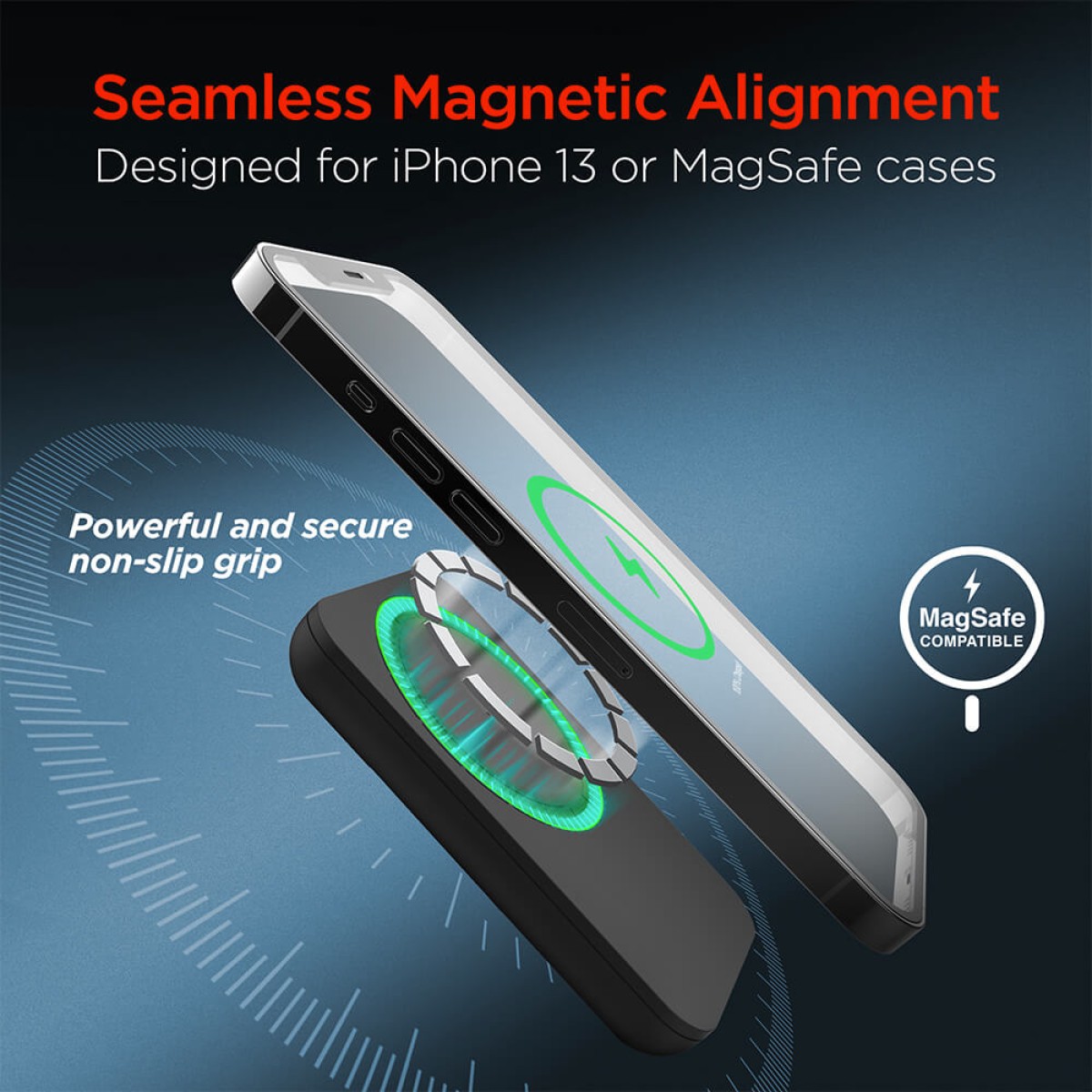 Picture of HyperGear 5000mAh Magnetic Wireless Power Bank for iPhone 12+ Series