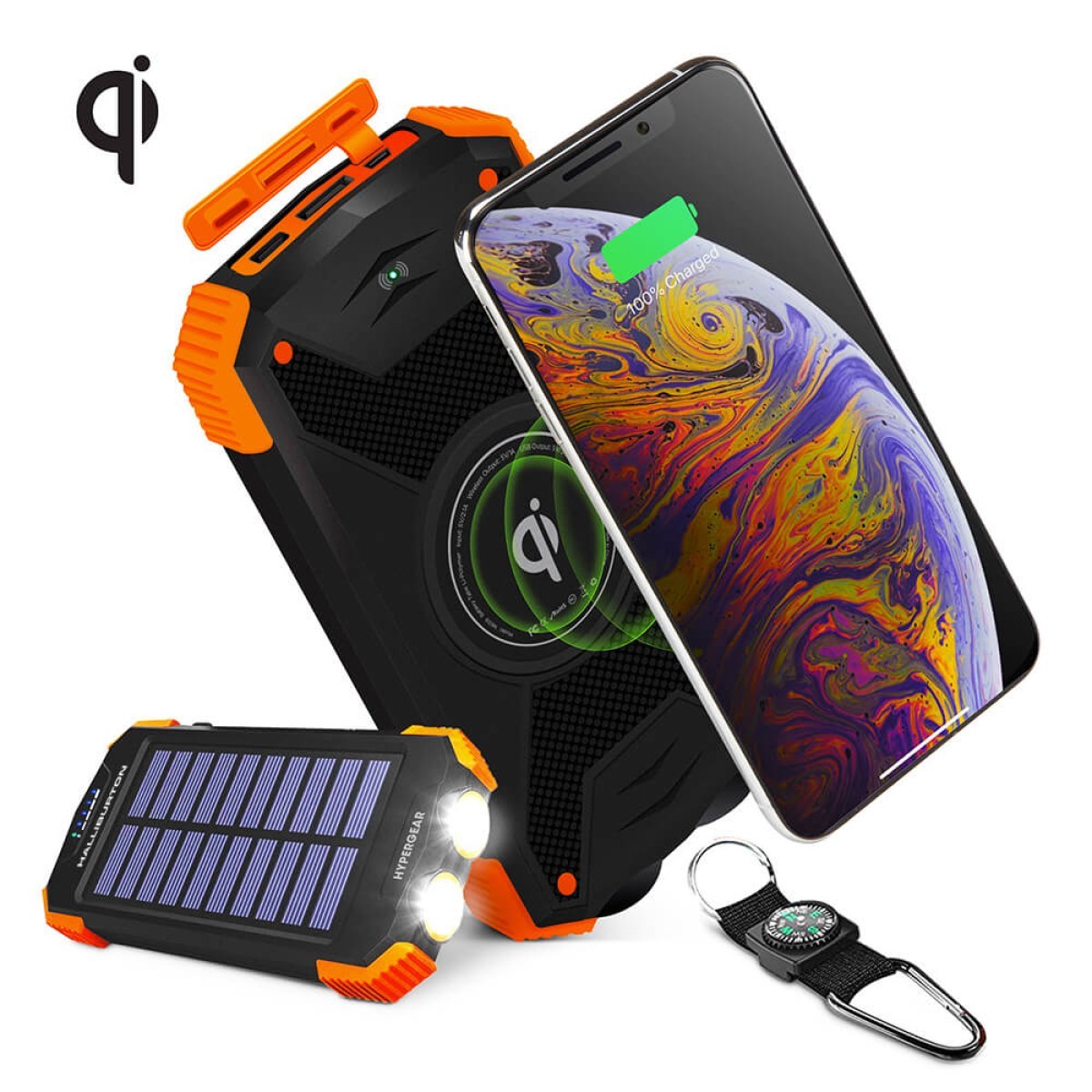 Picture of HyperGear Solar 10000mAh Wireless Power Bank