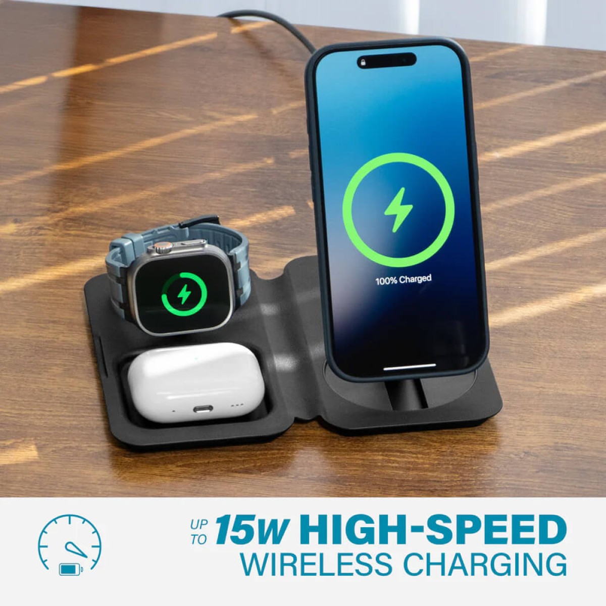 Picture of Nimble FOLD 3-in-1 Wireless Charger