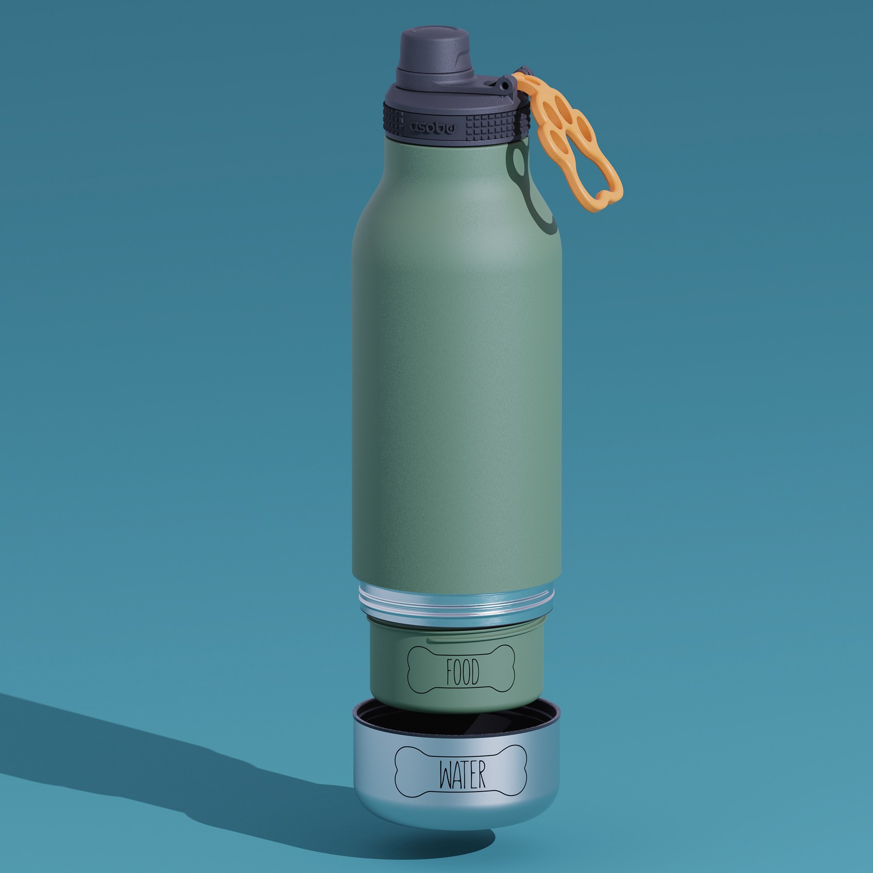 Picture of 34 oz Asobu Barky Water Bottle
