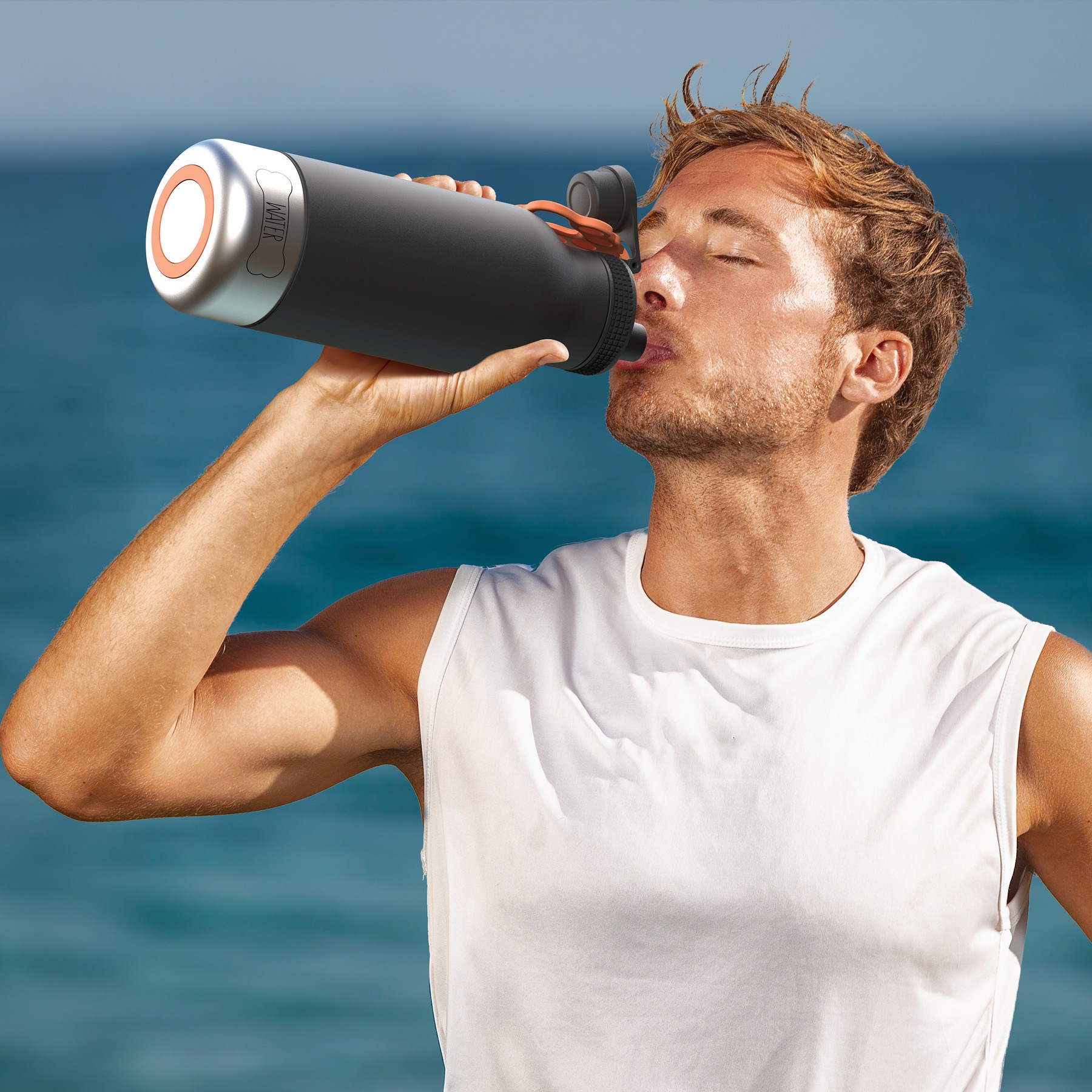 Picture of 34 oz Asobu Barky Water Bottle