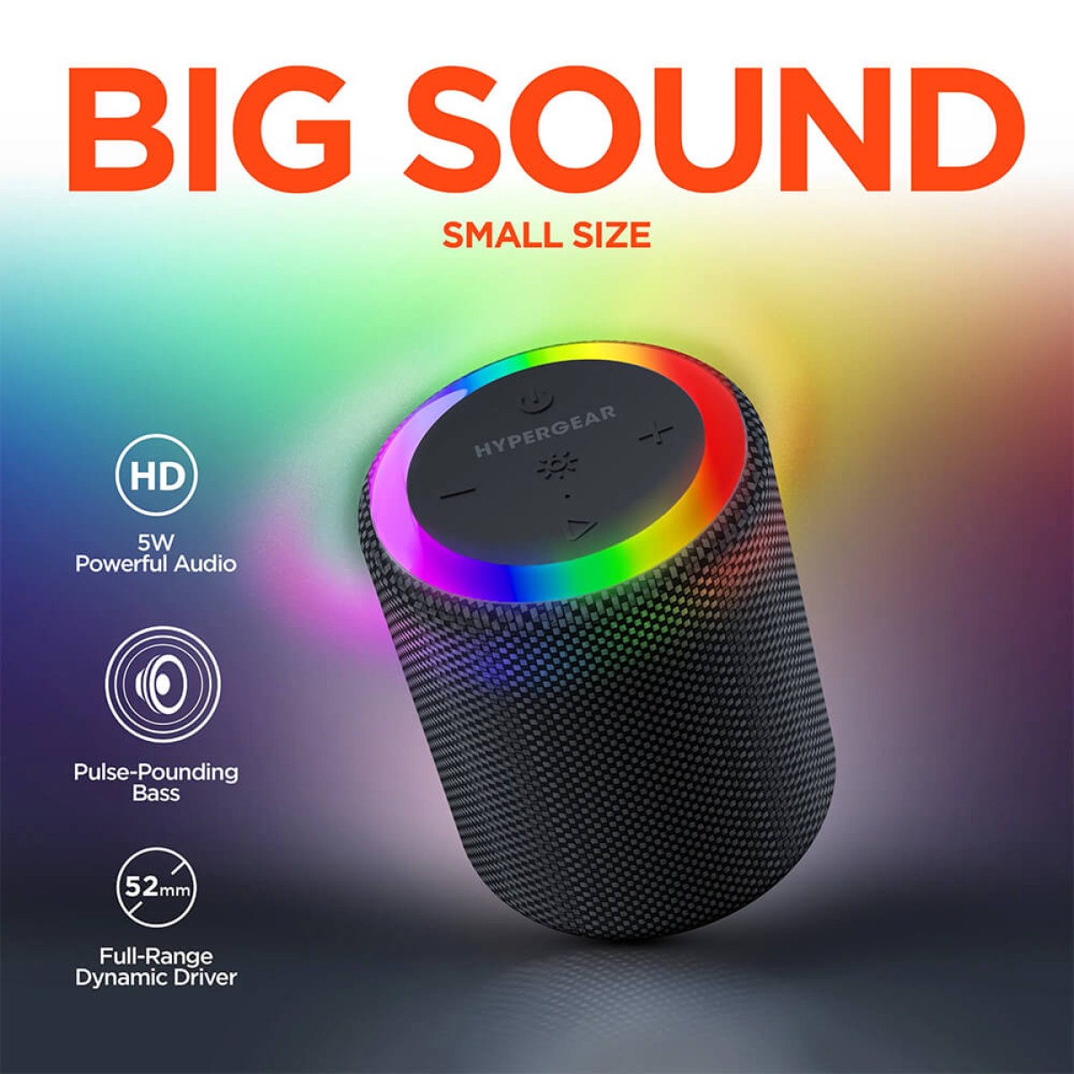 Picture of HyperGear Halo Waterproof LED Wireless Speaker