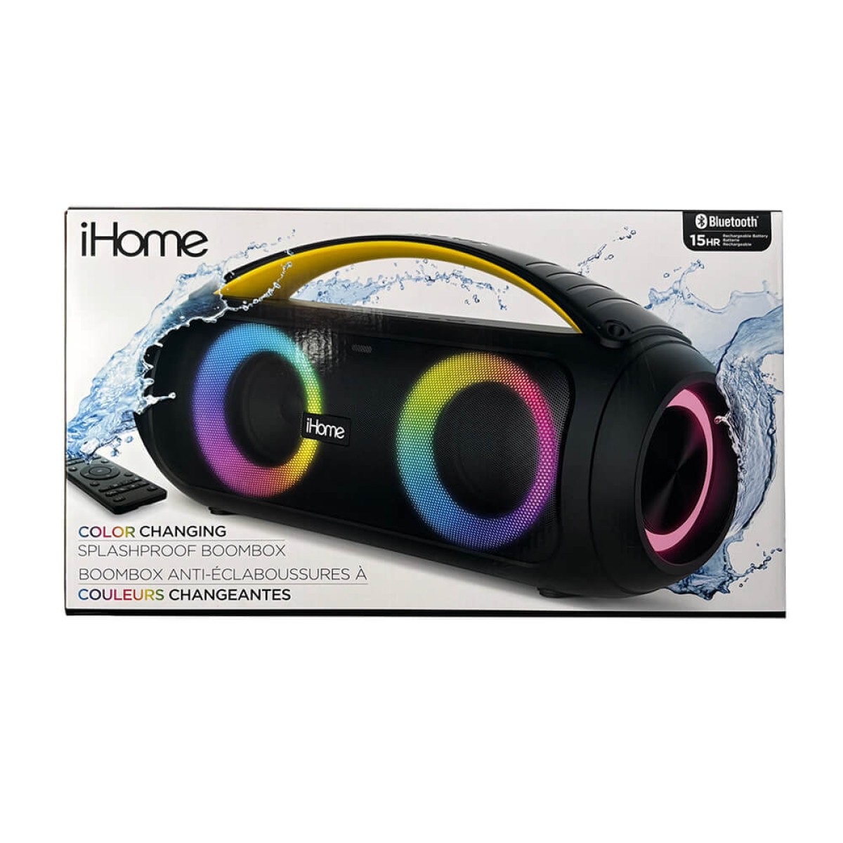 Picture of IHome Bluetooth Boombox Speaker with FM Radio