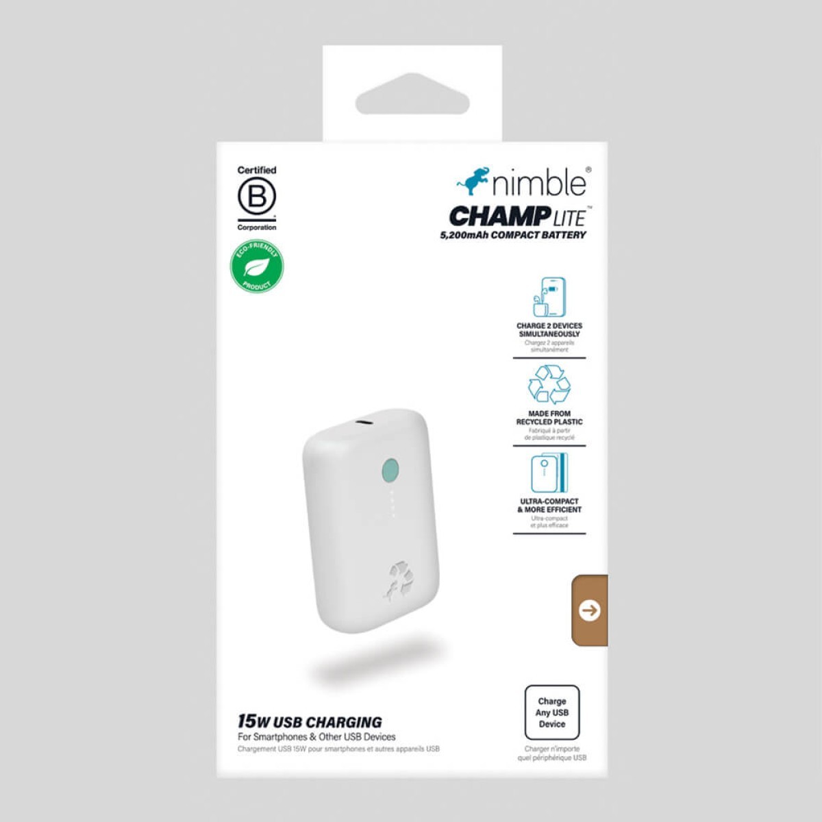 Picture of Nimble Champ Lite Portable Charge 5K - 5,200mAh