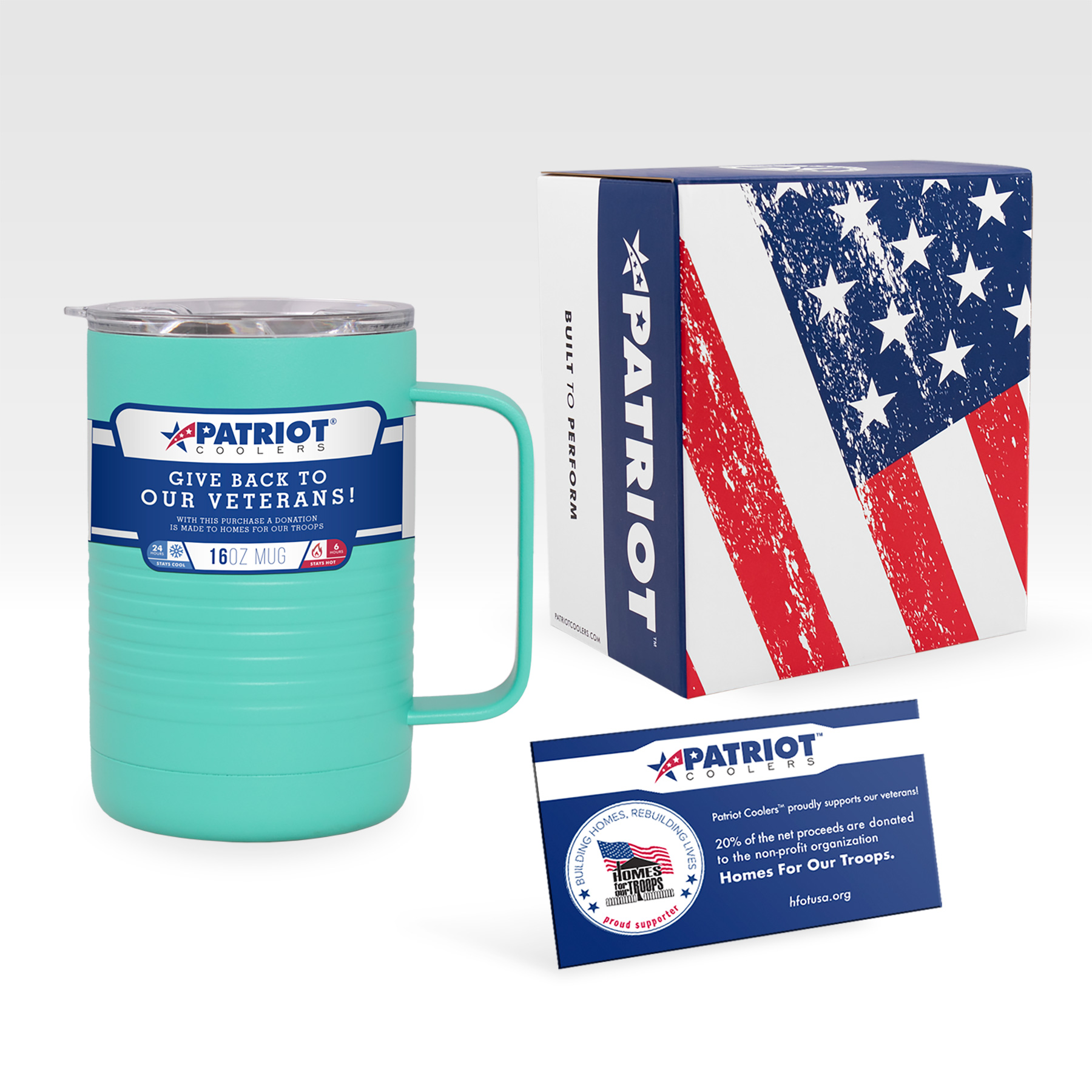 Picture of 16 Oz. Patriot® Coffee Black Mug