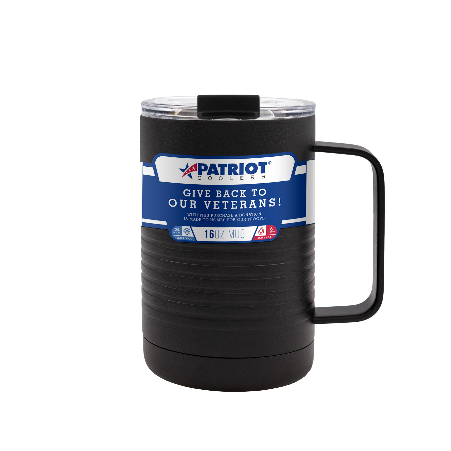 Picture of 16 Oz. Patriot® Coffee Black Mug