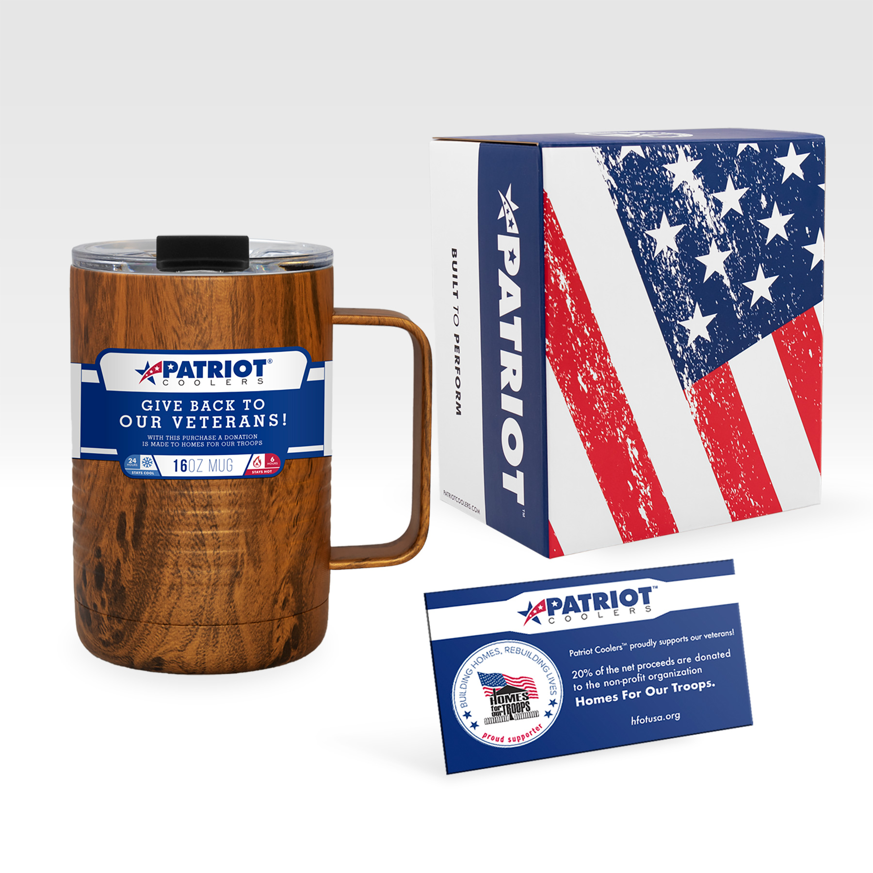 Picture of 16 Oz. Patriot® Coffee Black Mug