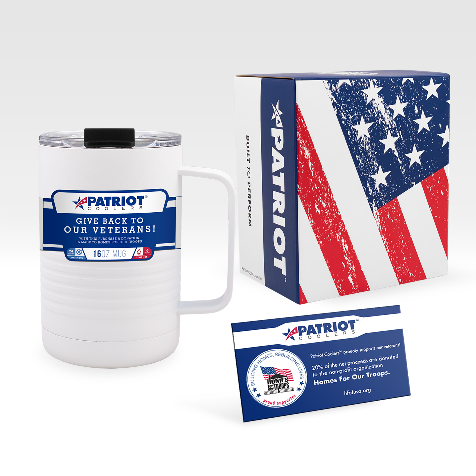 Picture of 16 Oz. Patriot® Coffee Black Mug
