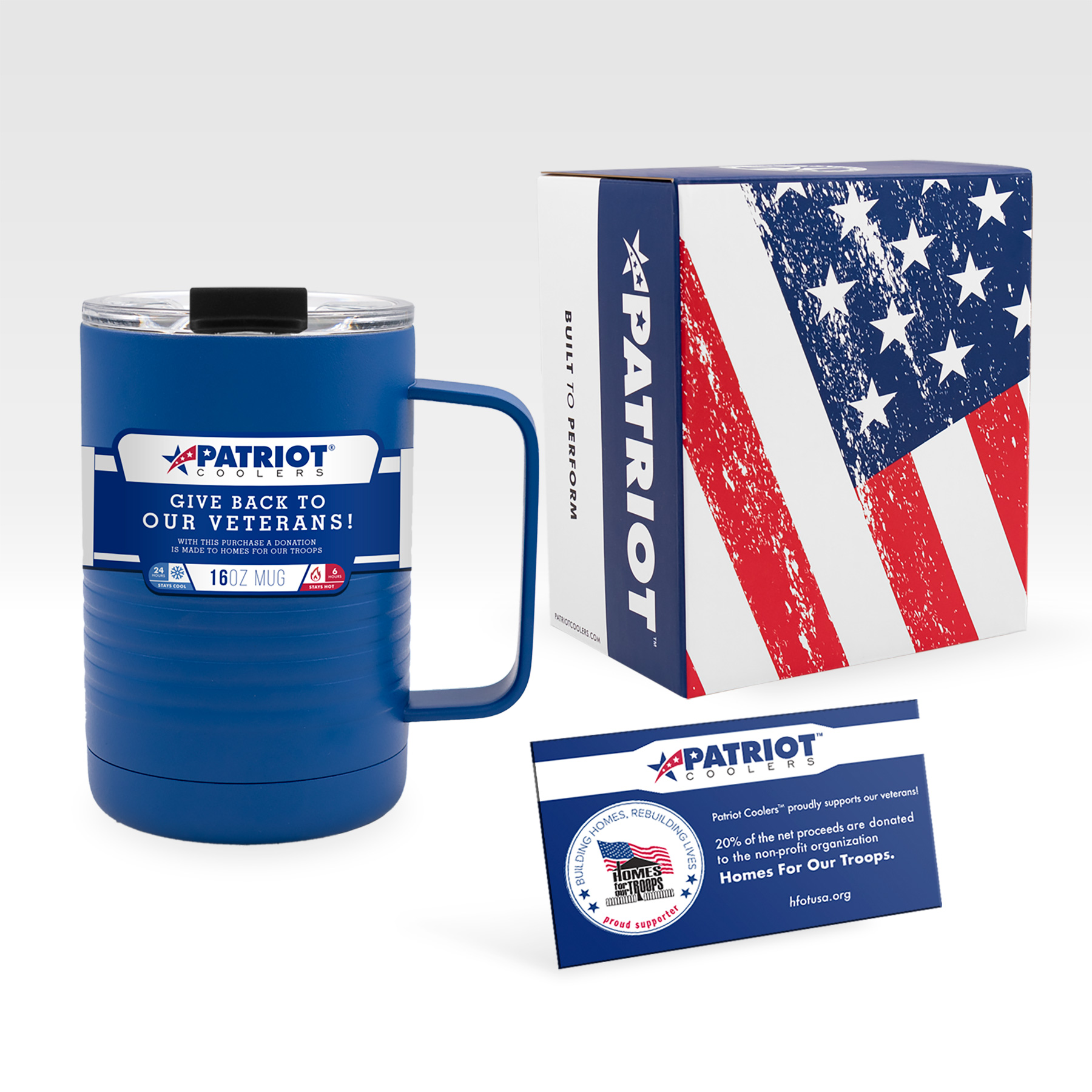 Picture of 16 Oz. Patriot® Coffee Black Mug