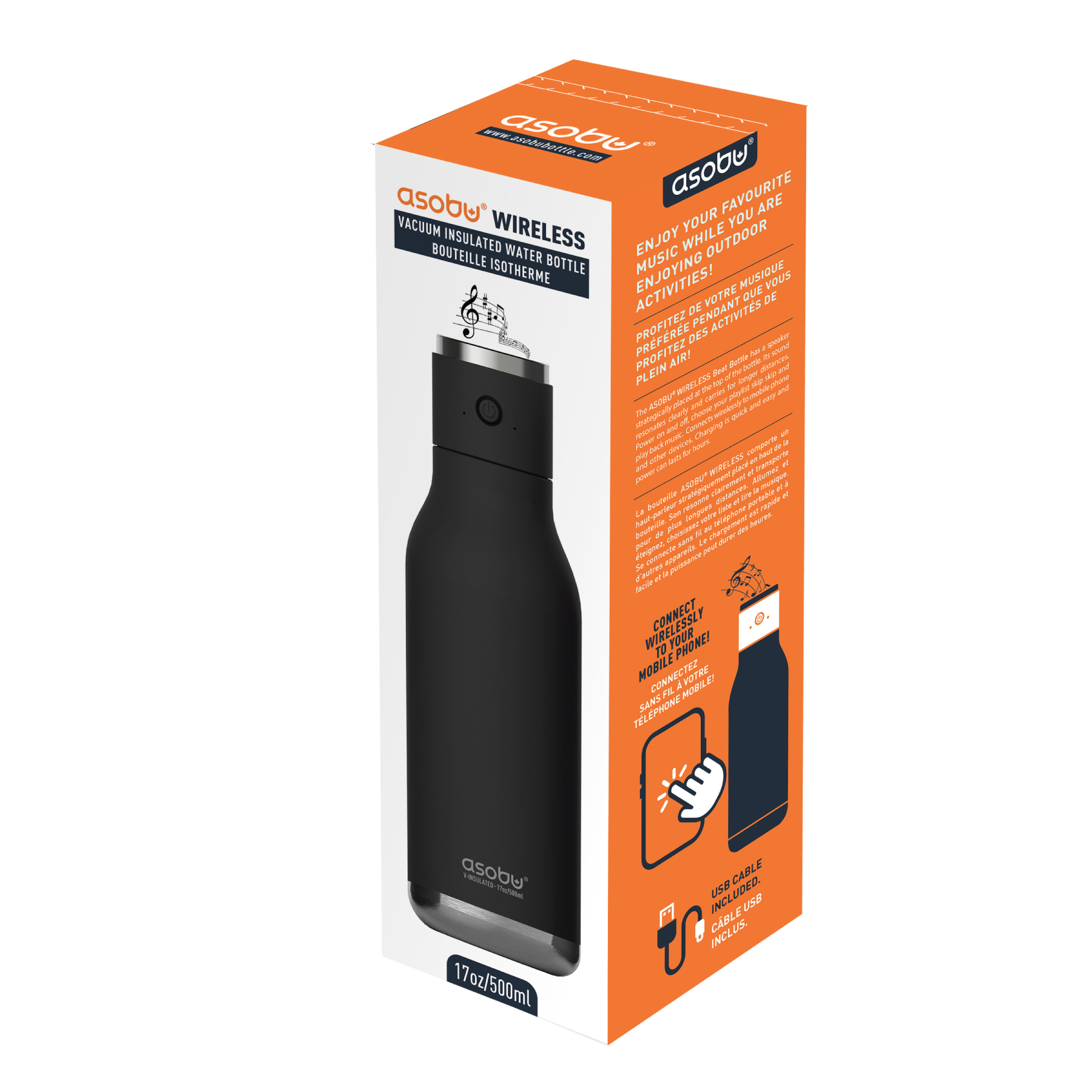 Picture of 17 oz Asobu Wireless Beat Bottle
