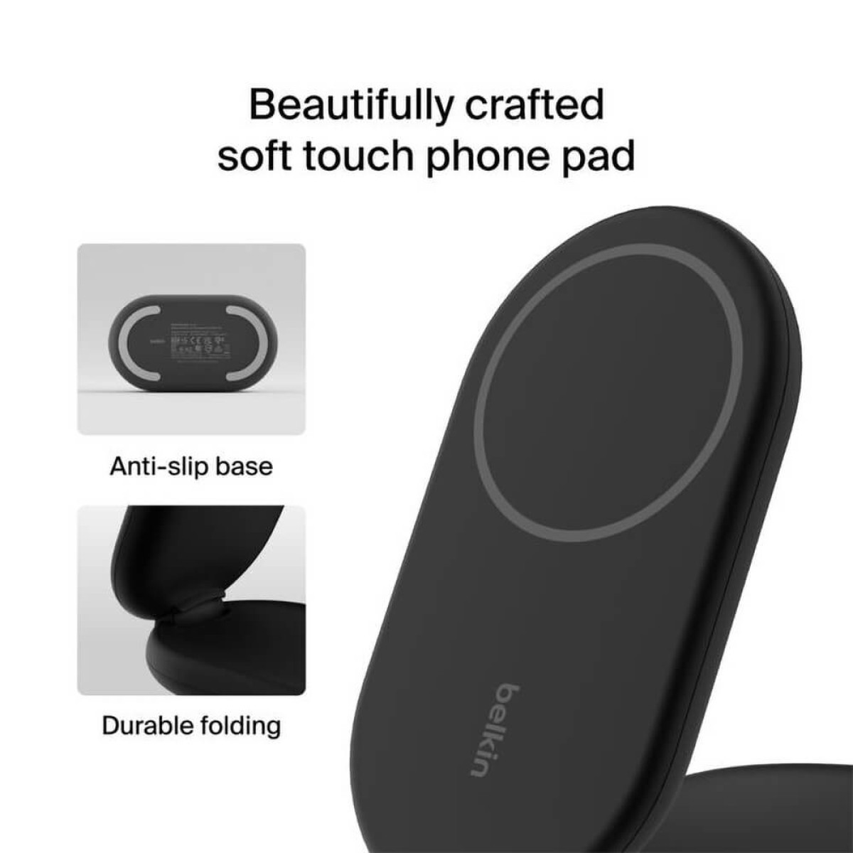 Picture of Belkin BoostCharge 2-in-1 Magnetic Foldable Wireless Charger