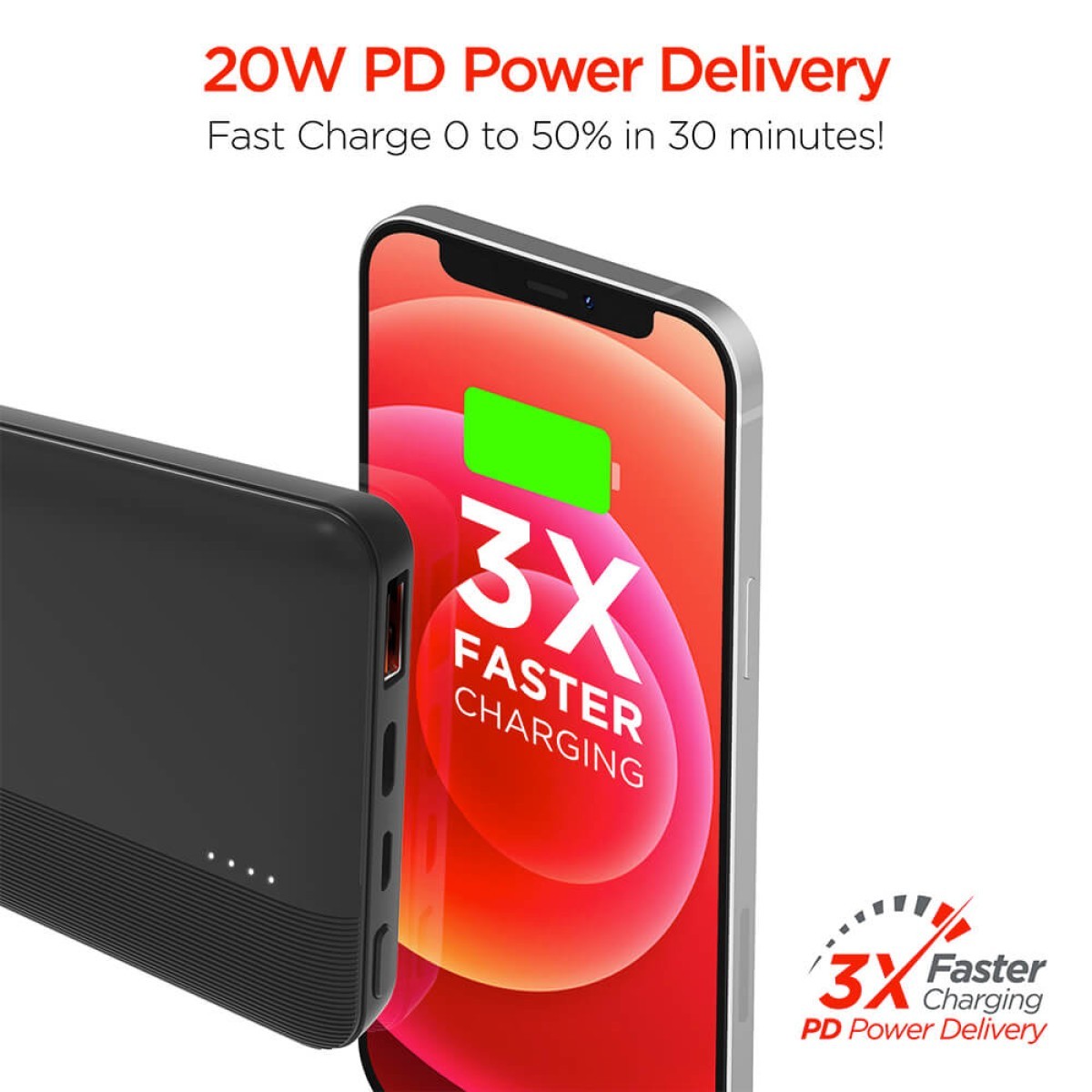 Picture of HyperGear Fast Charge Power Bank with USB-C