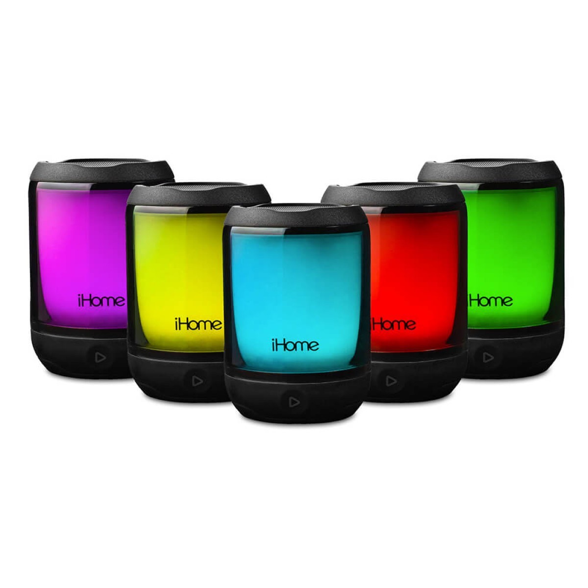 Picture of iHome PlayGlow Mini Waterproof Bluetooth Speaker with Color Changing Lights