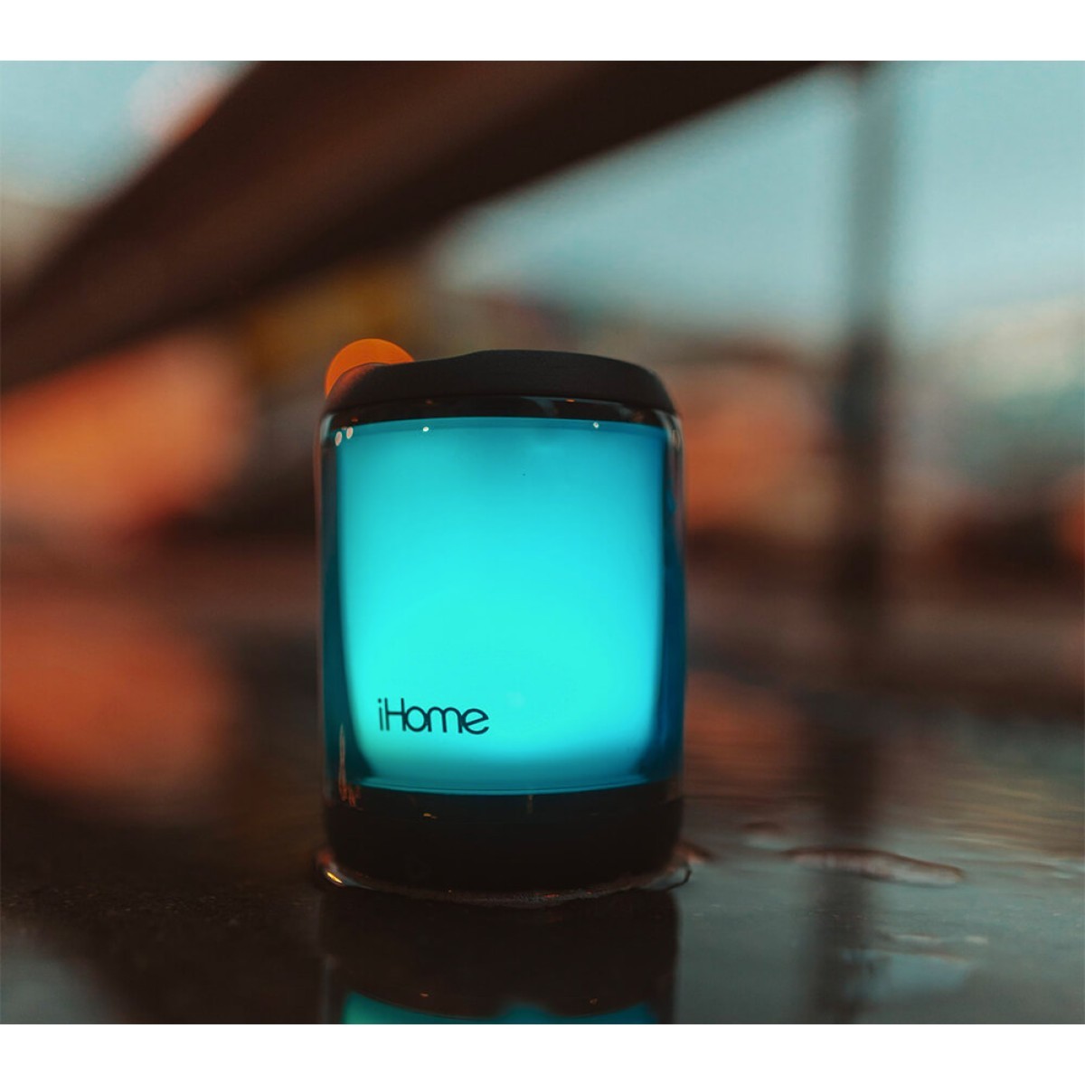 Picture of iHome PlayGlow Mini Waterproof Bluetooth Speaker with Color Changing Lights
