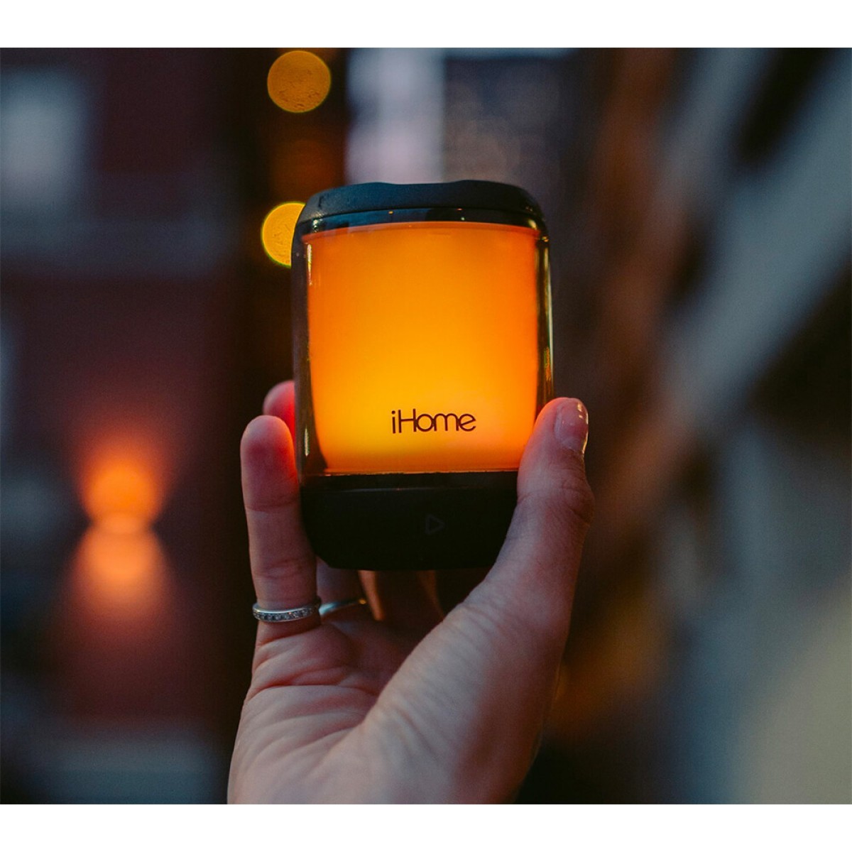 Picture of iHome PlayGlow Mini Waterproof Bluetooth Speaker with Color Changing Lights