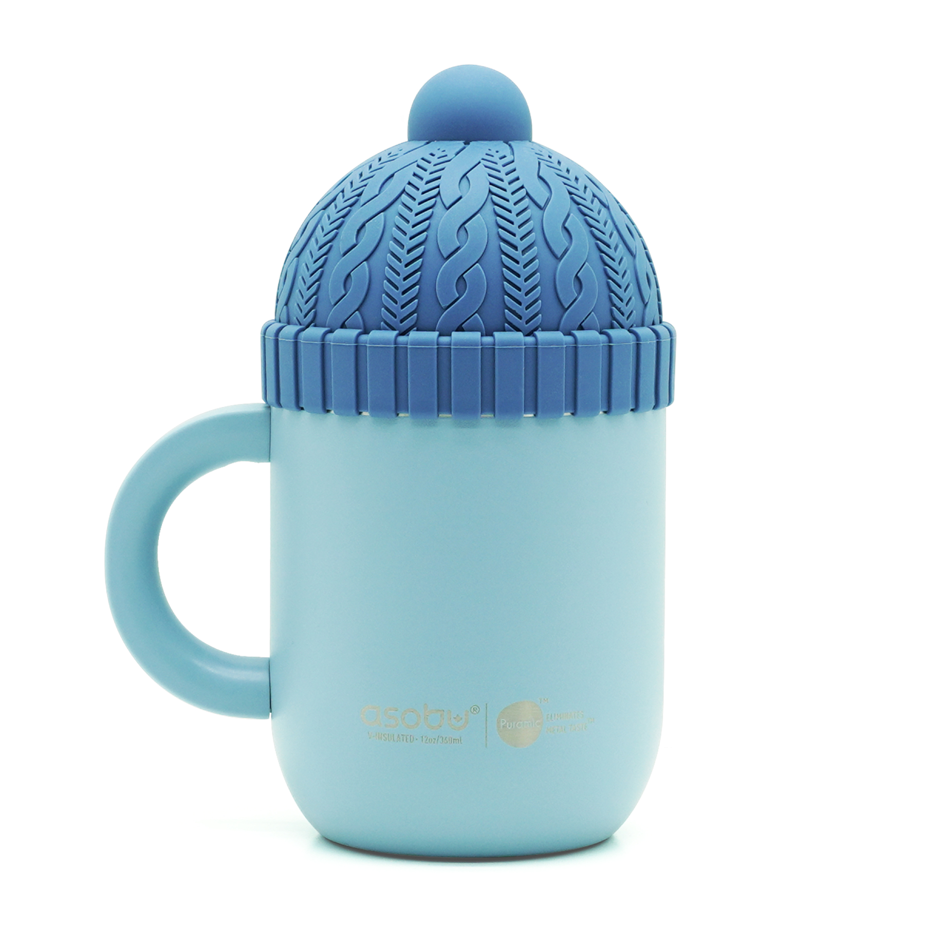 Picture of 12 oz Insulated Mug with Ceramic Coated Interior - Asobu Custom Happy Hats