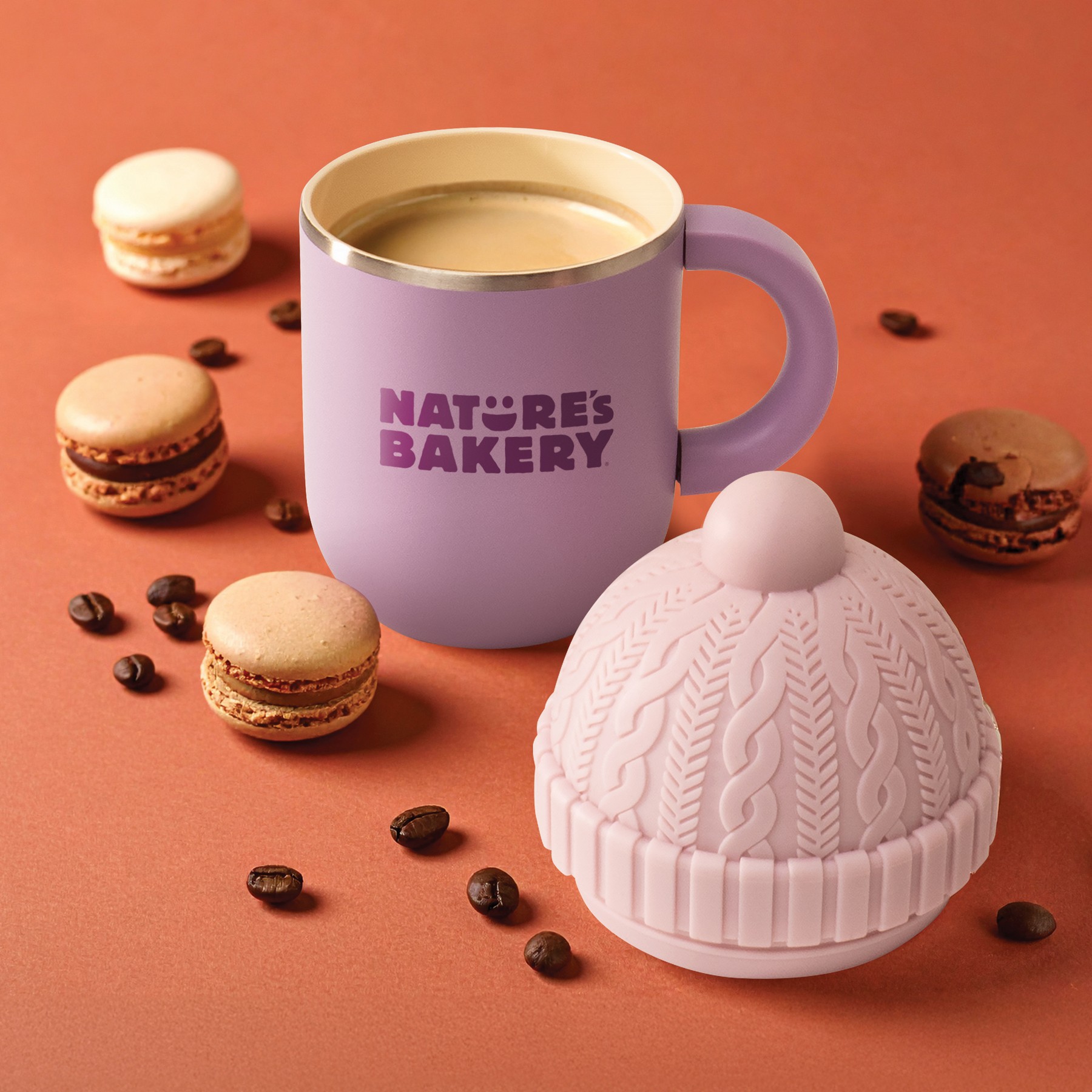 Picture of 12 oz Insulated Mug with Ceramic Coated Interior - Asobu Custom Happy Hats