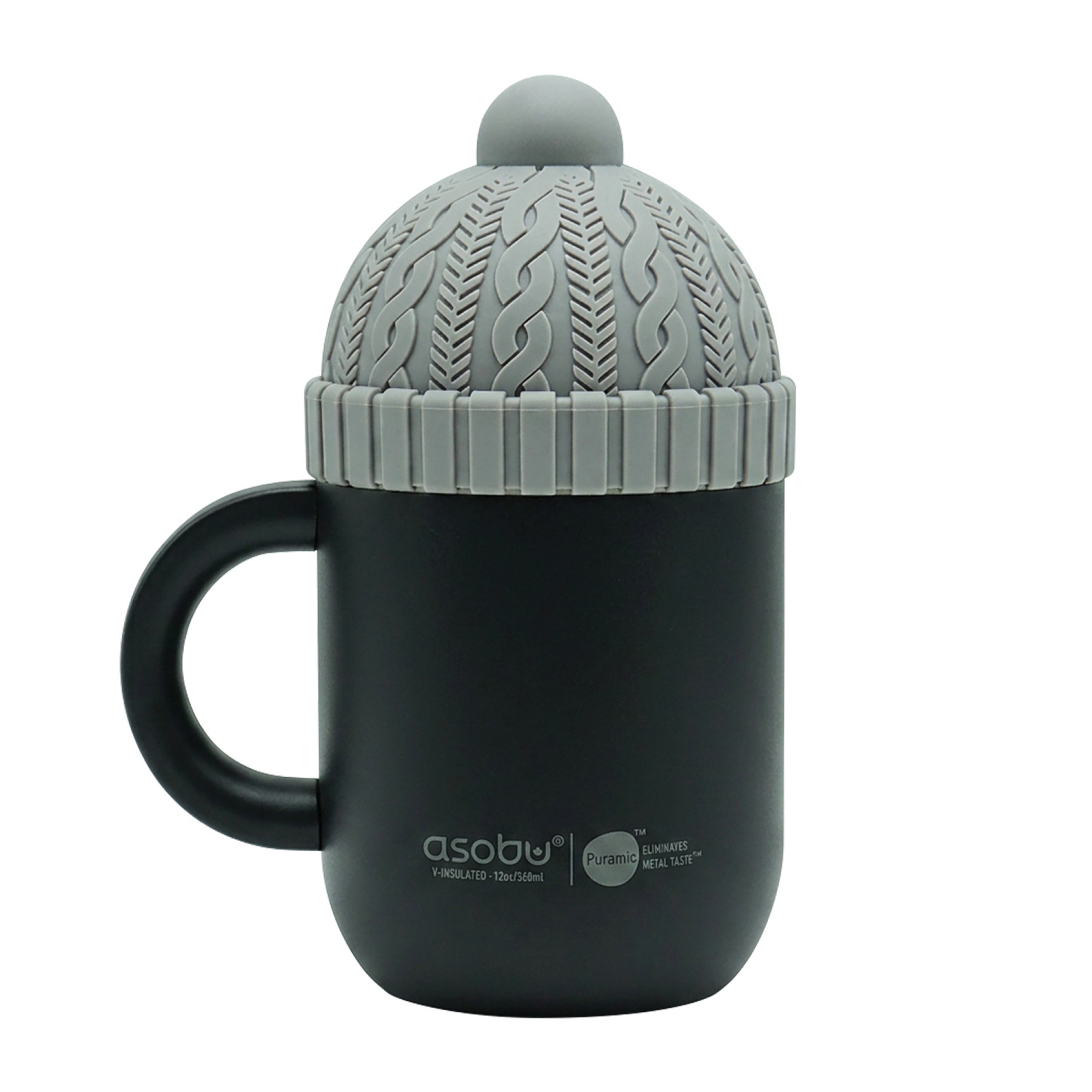Picture of 12 oz Insulated Mug with Ceramic Coated Interior - Asobu Custom Happy Hats