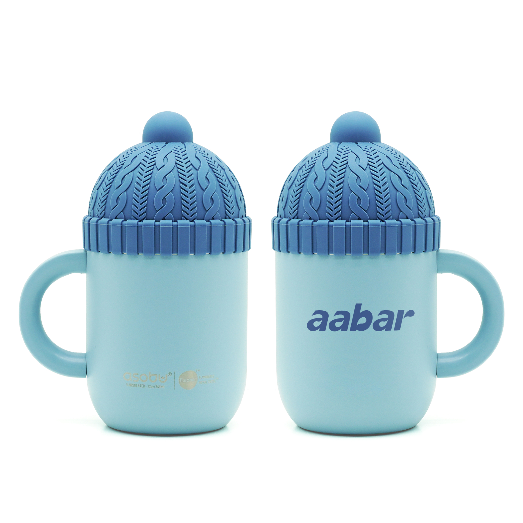 Picture of 12 oz Insulated Mug with Ceramic Coated Interior - Asobu Custom Happy Hats