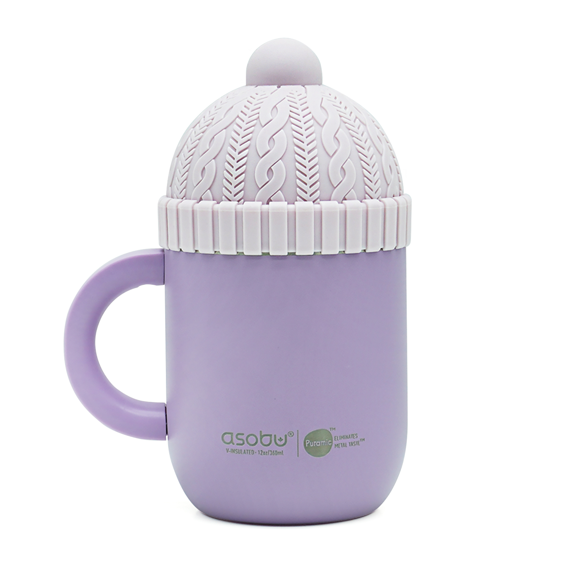 Picture of 12 oz Insulated Mug with Ceramic Coated Interior - Asobu Custom Happy Hats