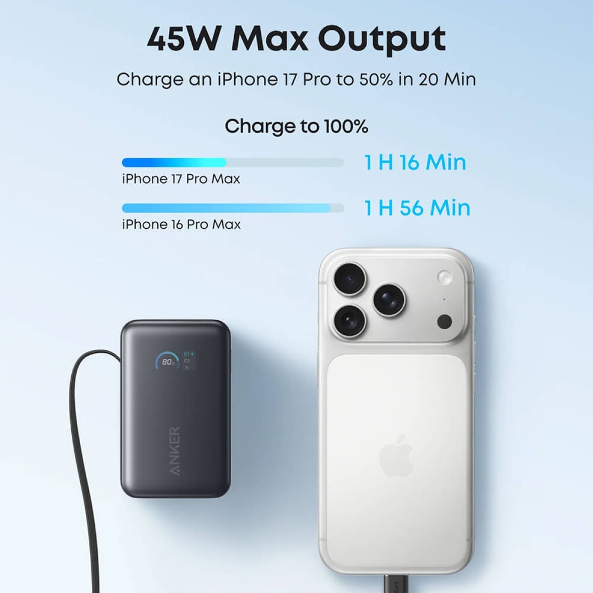Picture of Anker Nano Power Bank (10K, 45W, Built-In Retractable USB-C Cable)