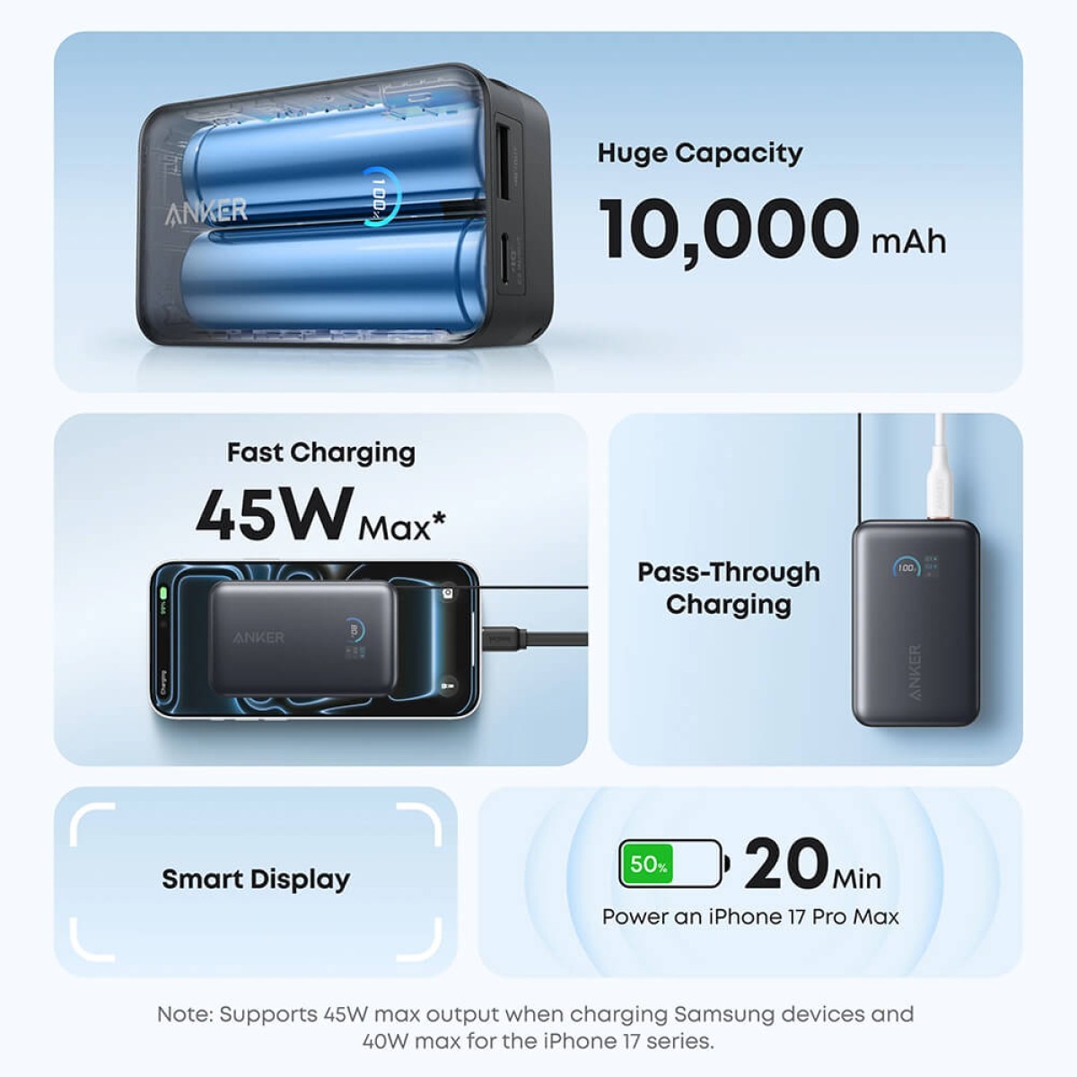 Picture of Anker Nano Power Bank (10K, 45W, Built-In Retractable USB-C Cable)