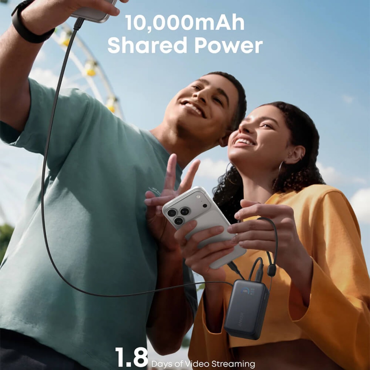 Picture of Anker Nano Power Bank (10K, 45W, Built-In Retractable USB-C Cable)