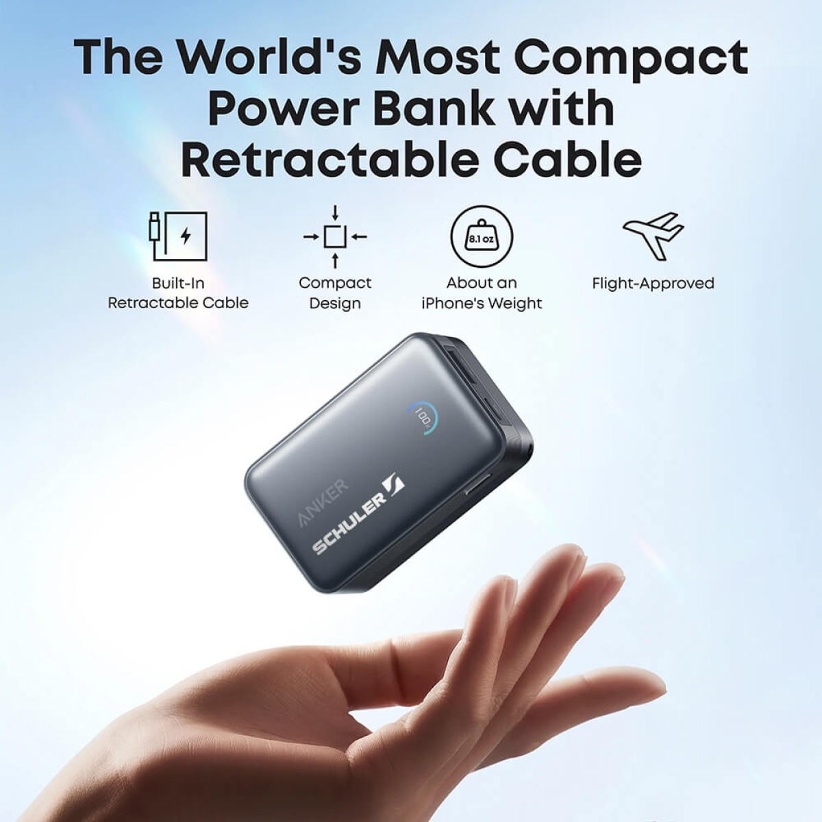Picture of Anker Nano Power Bank (10K, 45W, Built-In Retractable USB-C Cable)