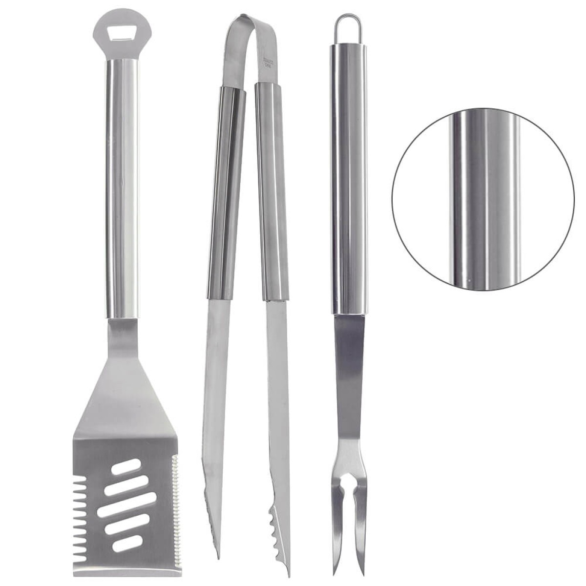 Picture of MR. BAR-B-Q 3 Piece Stainless Steel Tool Set